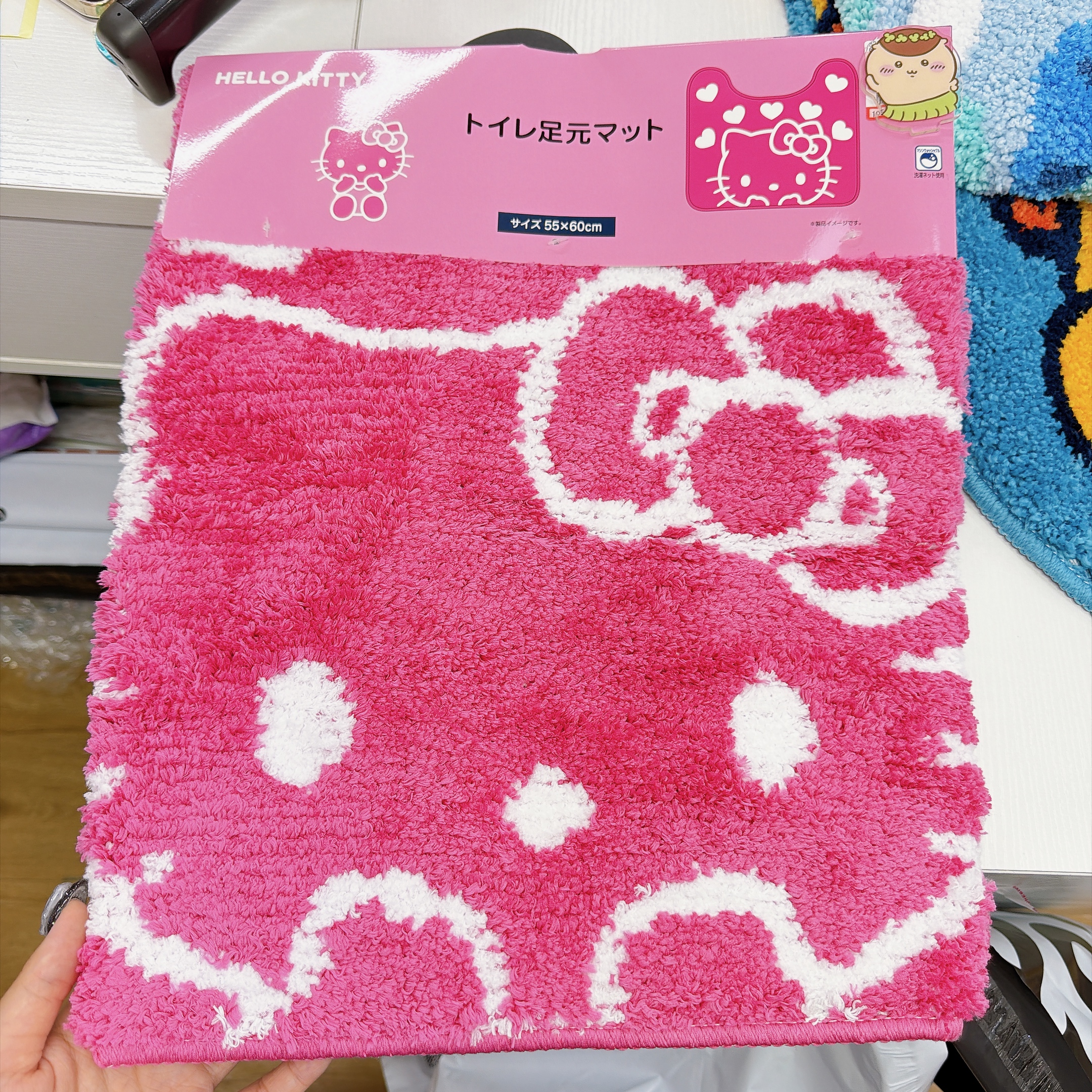 日本直送日本版Hello Kitty地氈55×60 cm