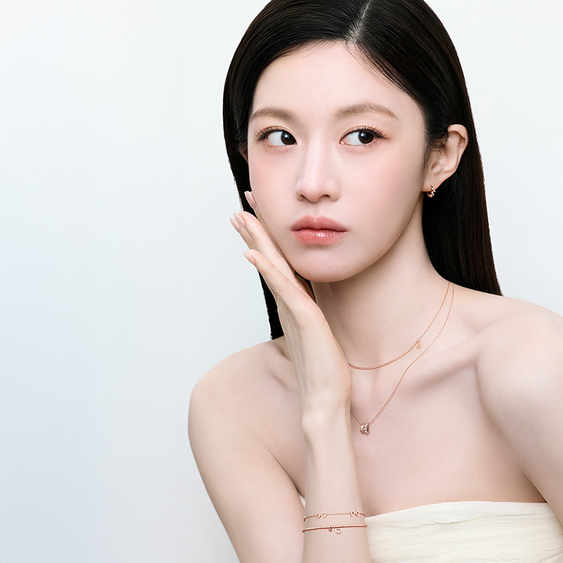 DIDIER DUBOT Miss Doux 玫瑰金手鏈 (JDRBRXF219P)