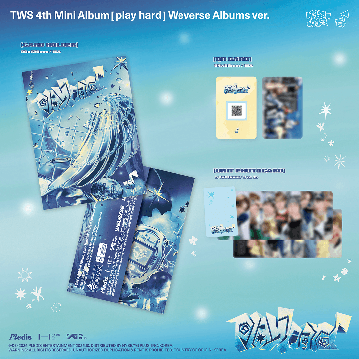 TWS - 4TH MINI ALBUM [PLAY HARD] - WEVERSE ALBUM VER.