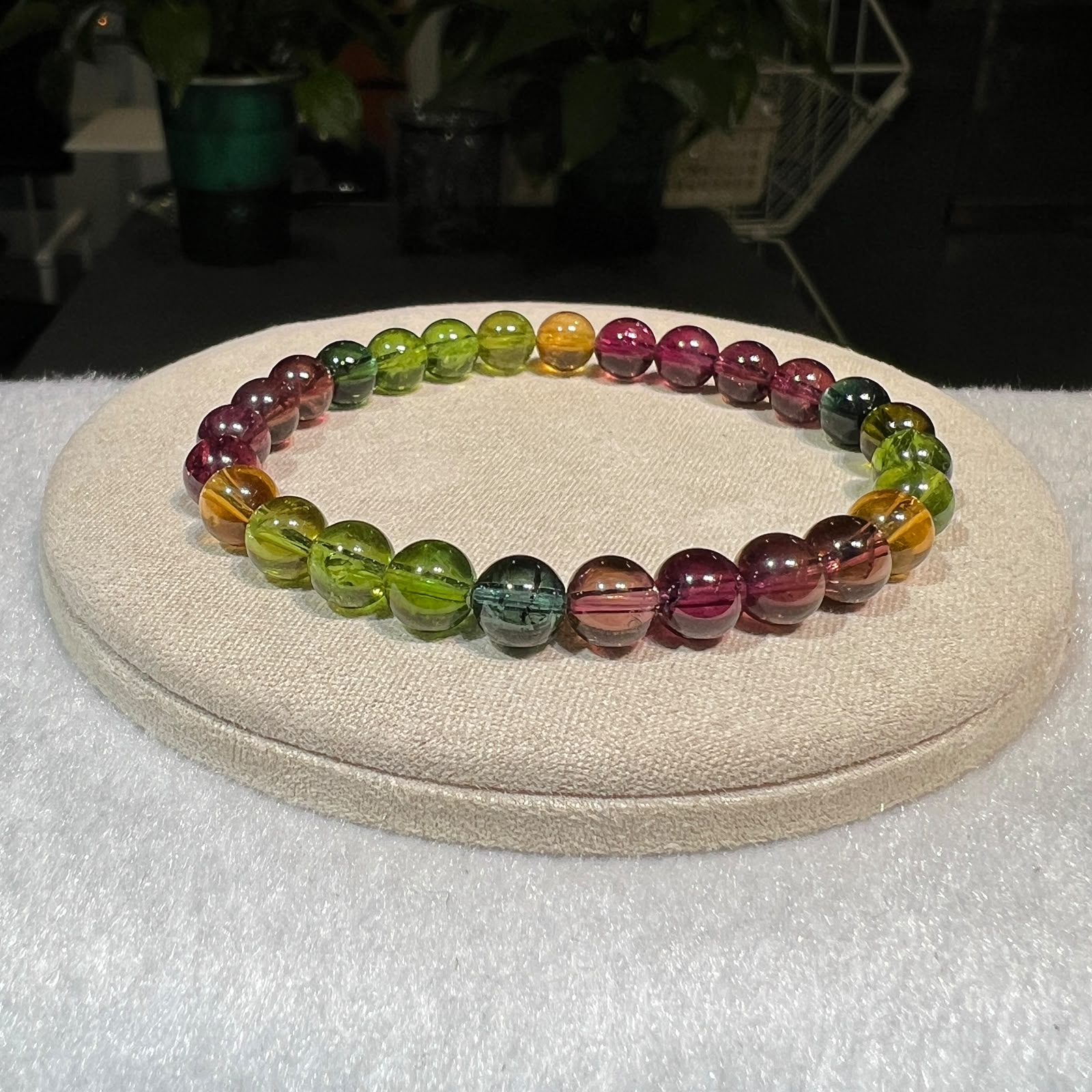 高品✨糖果碧璽手串 7mm+/- #CA0094