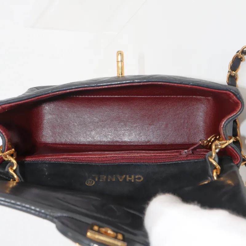 Chanel Matelasse Coco Mark Mini Chain Flap Bag