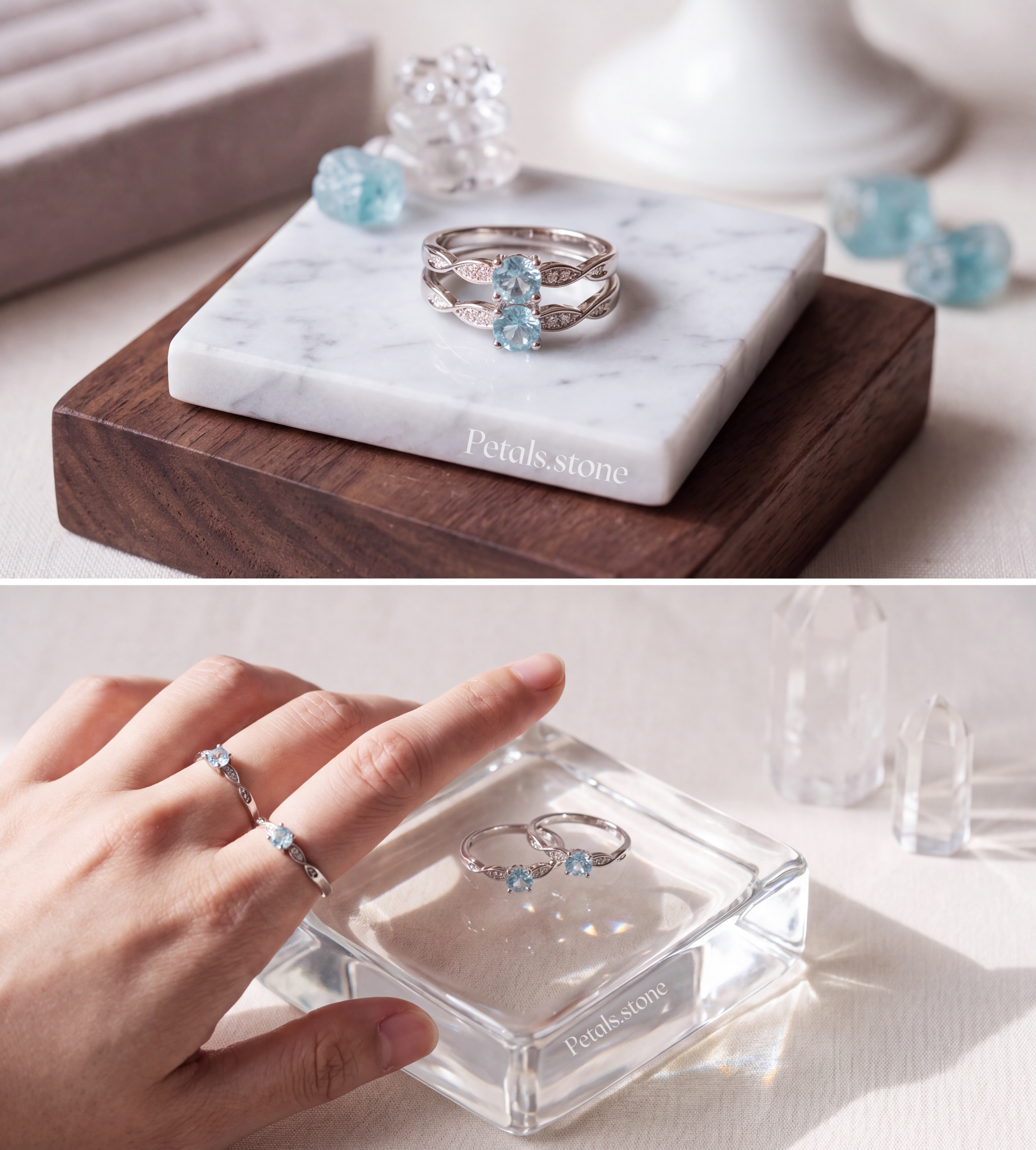 藍磷灰戒指 (Blue Apatite Ring)💍  