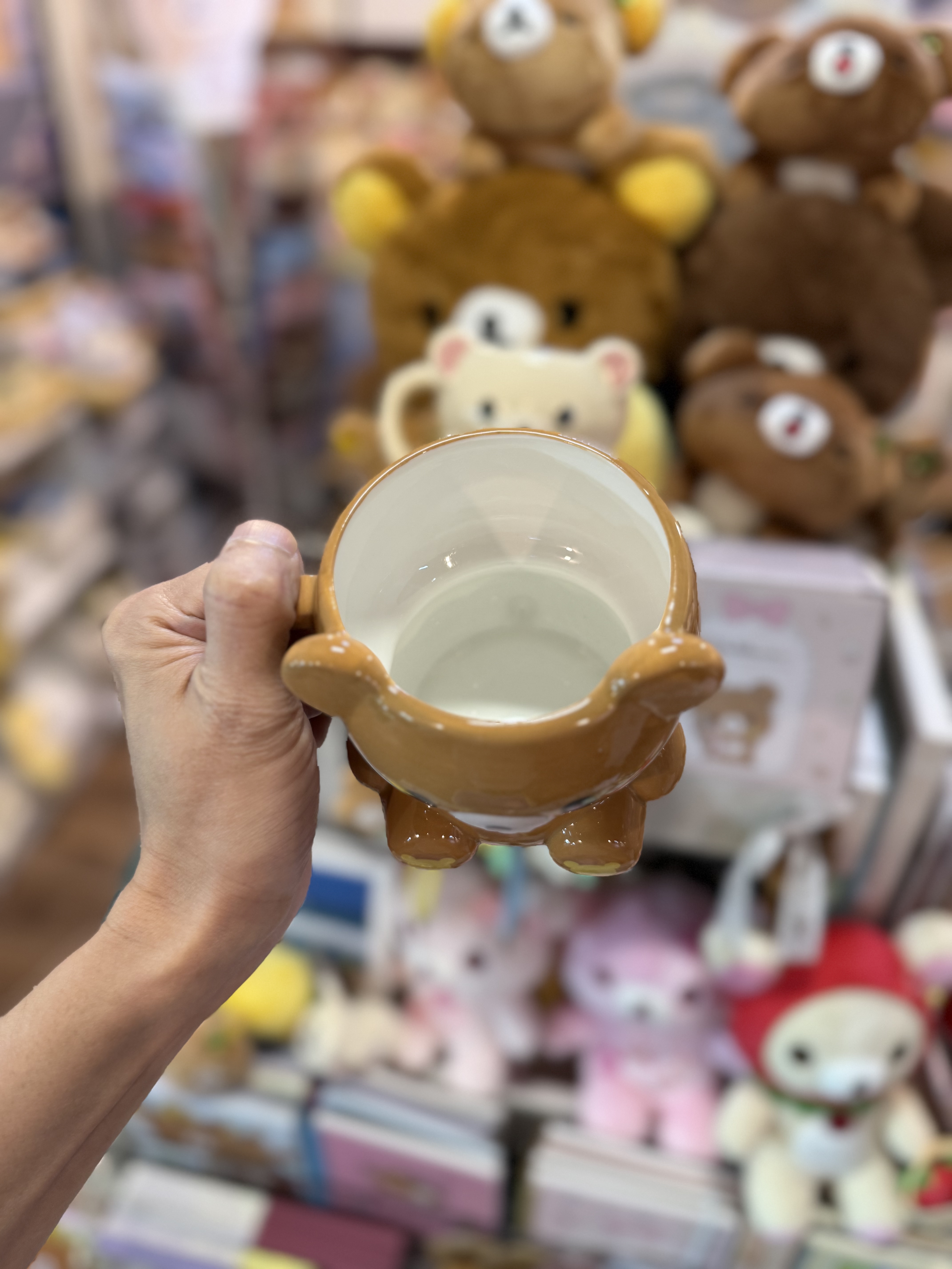 《現貨》全新RILAKKUMA化妝派對系列有耳陶瓷杯