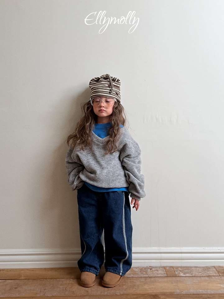 Ellymolly | Fleece-Lined Denim Pants