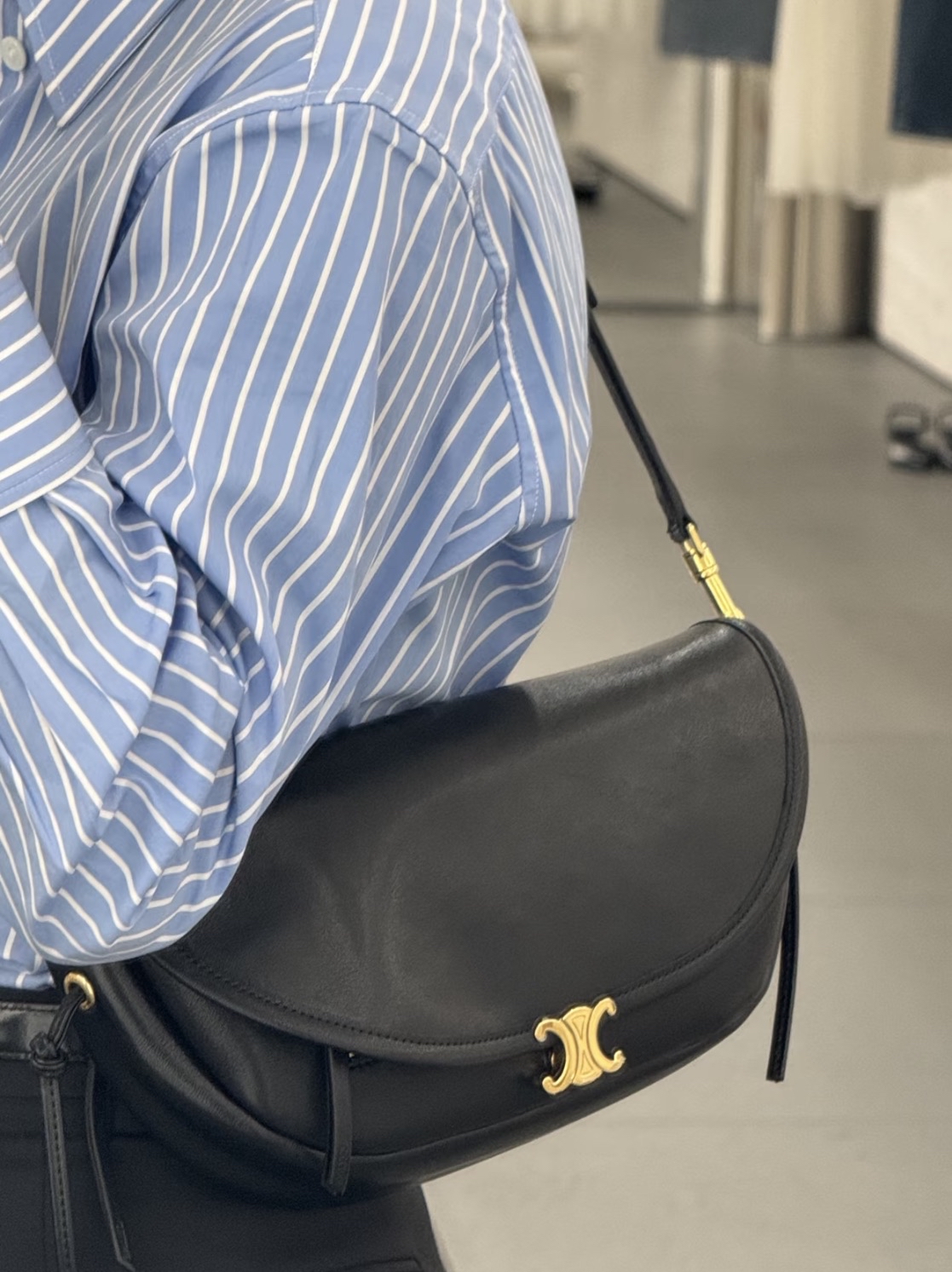 訂貨📮 Celine 新款 halfmoon softbag 小羊皮手感 容量大 Size 25x13x5cm