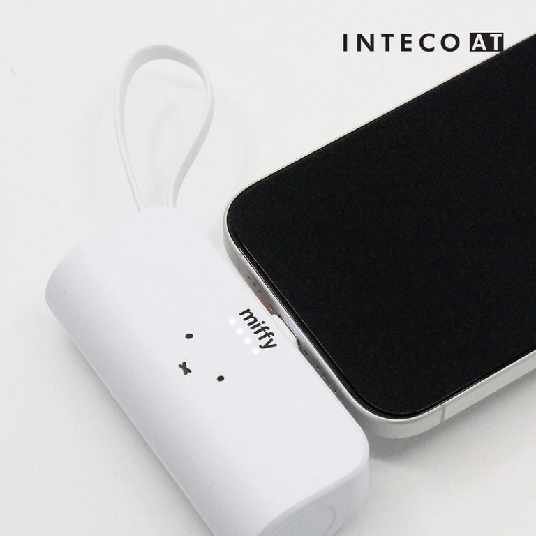 救救3小兔B行動 新登場 [韓國直送] INTECO Miffy Docking Battery 5000mAH last two