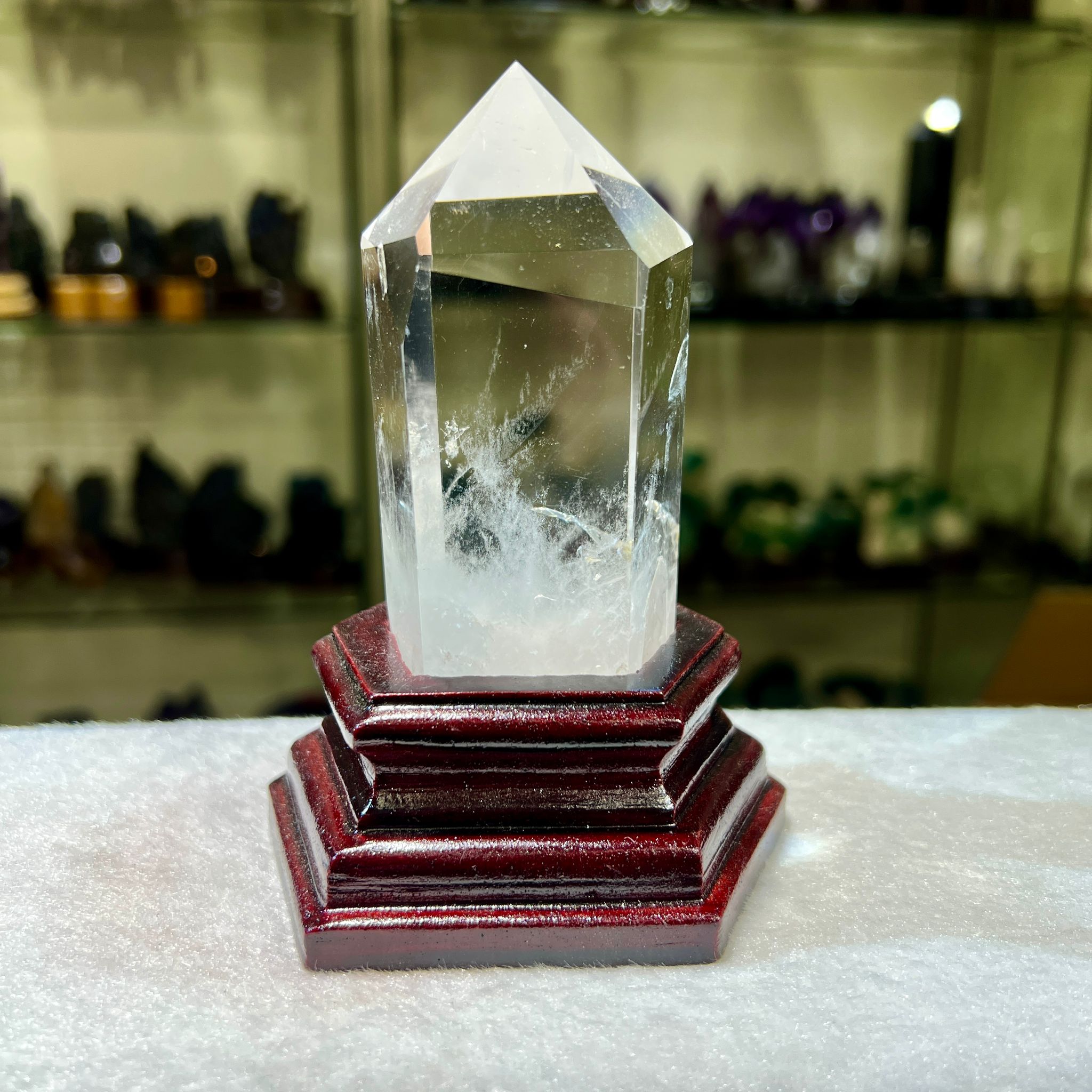 白水晶柱 (連座) -02