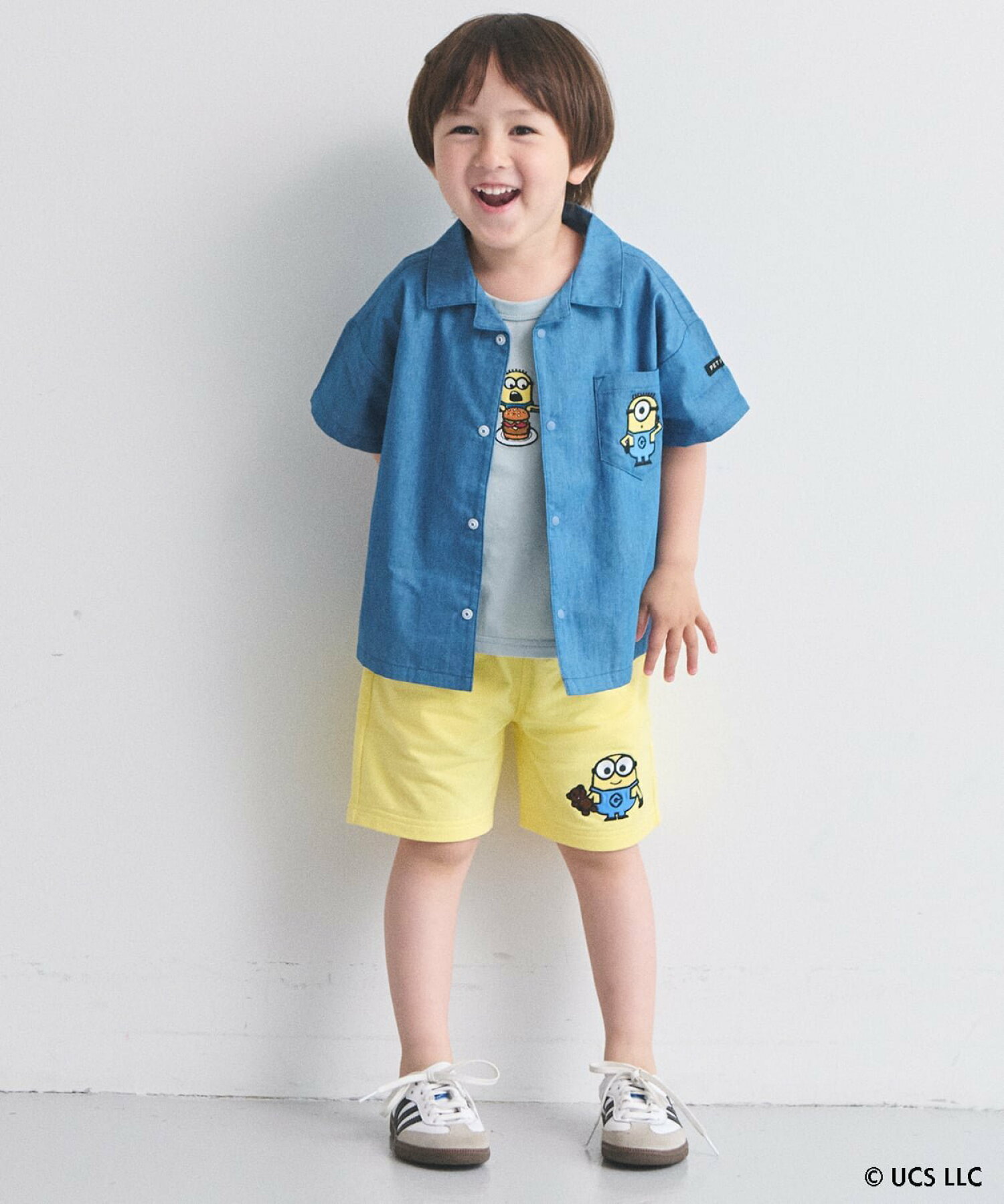 🆕【⭐訂購⭐】日本直送🇯🇵 #Minions 刺繡 襯衫［2款選］[ELHA-0041][260909]