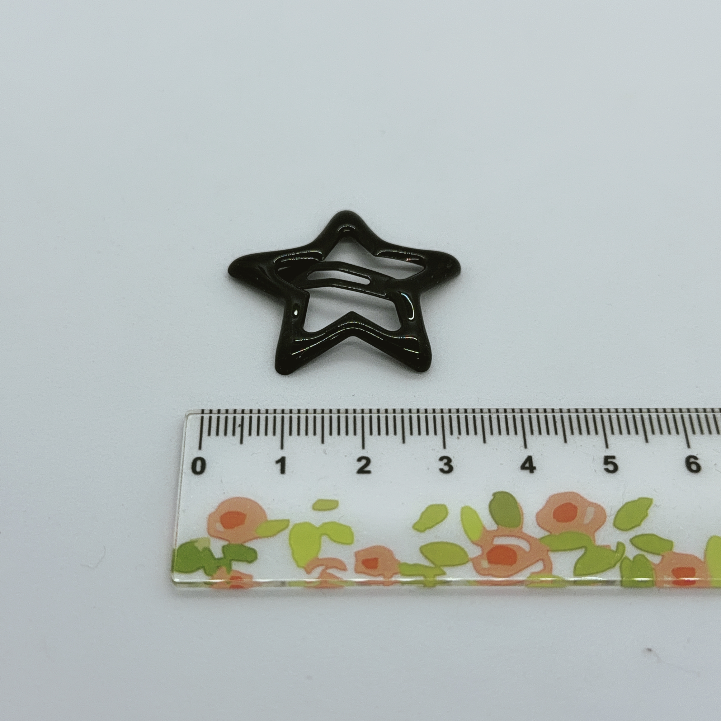 黑色星星髮夾(10隻裝)
