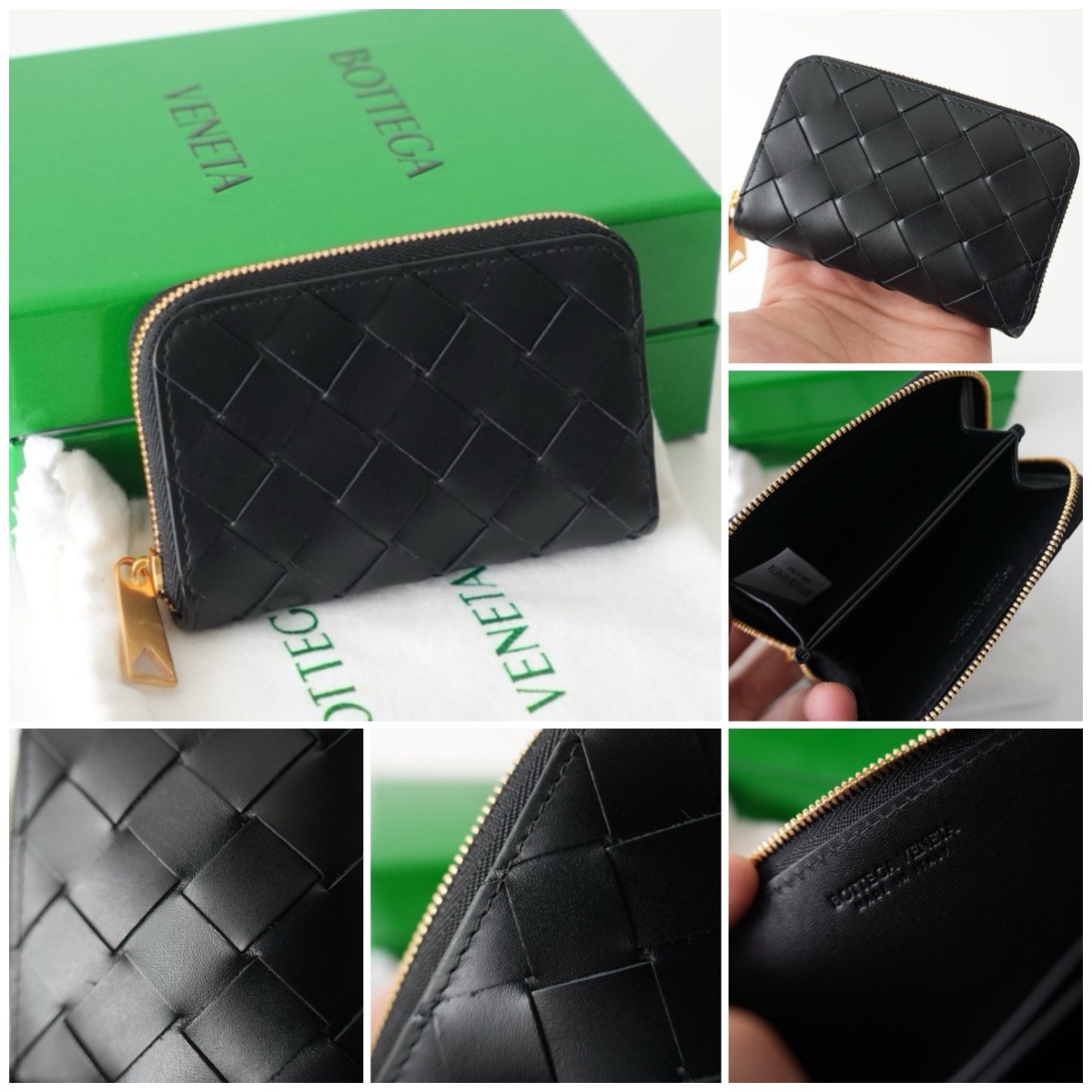 Bottega Veneta Intrecciato BV編織真皮卡包/散紙包