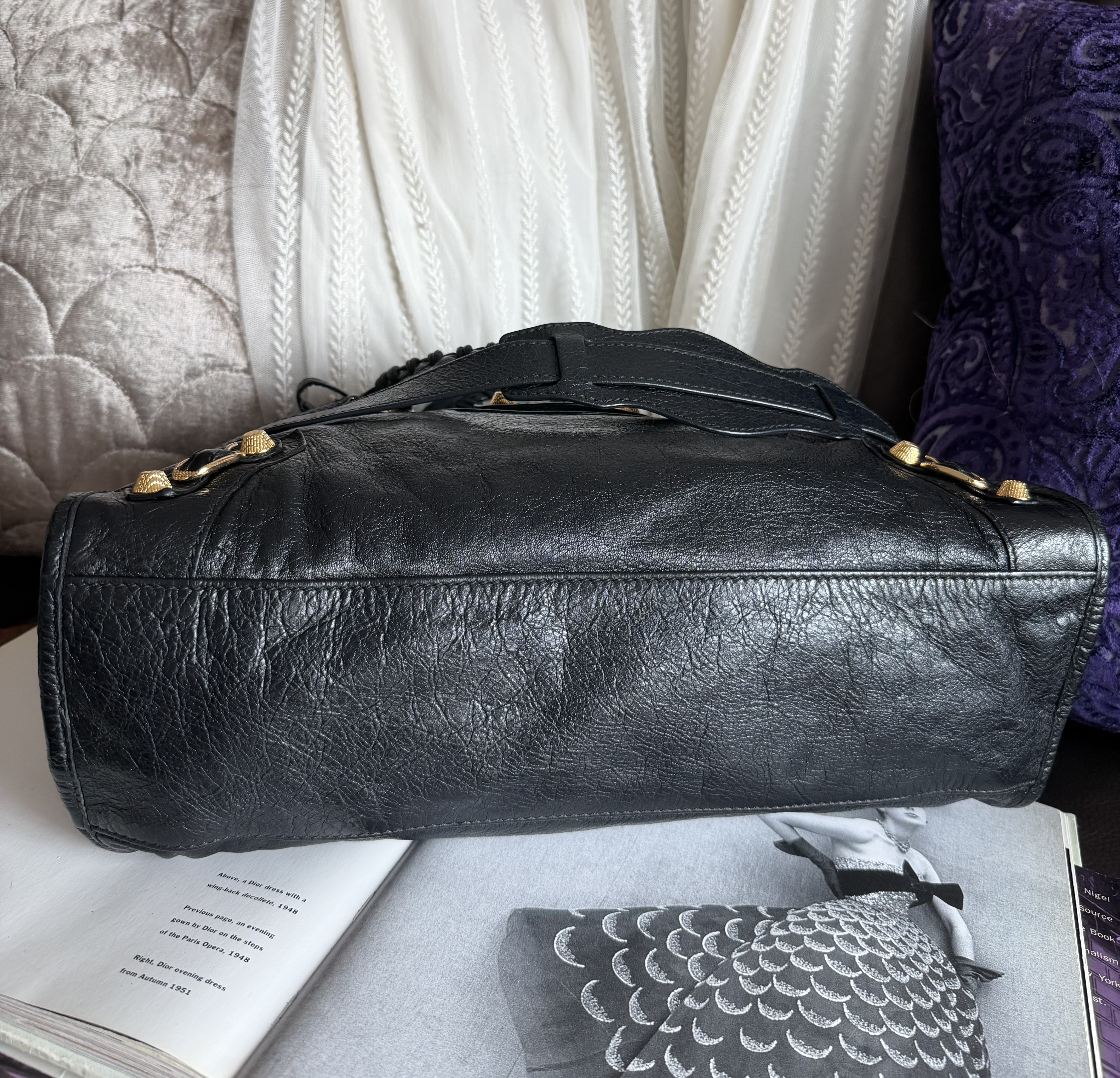 Balenciaga giant 12 gold black classic city 