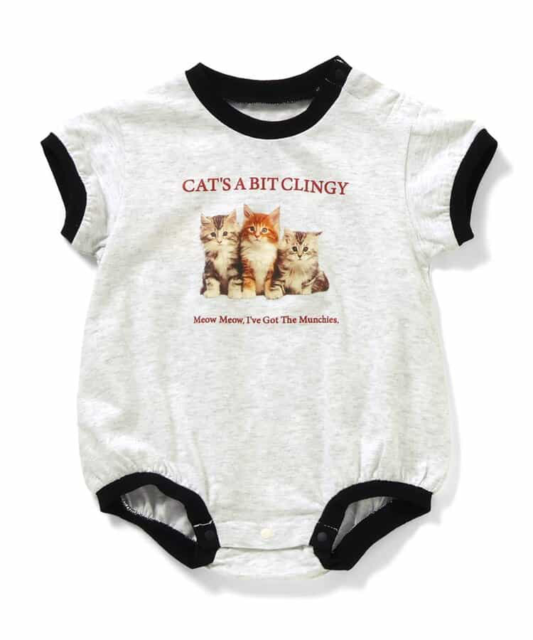 🇯🇵預訂 日本直送🇯🇵Apres les cours 四色貓貓甜點印花短袖包屁衣