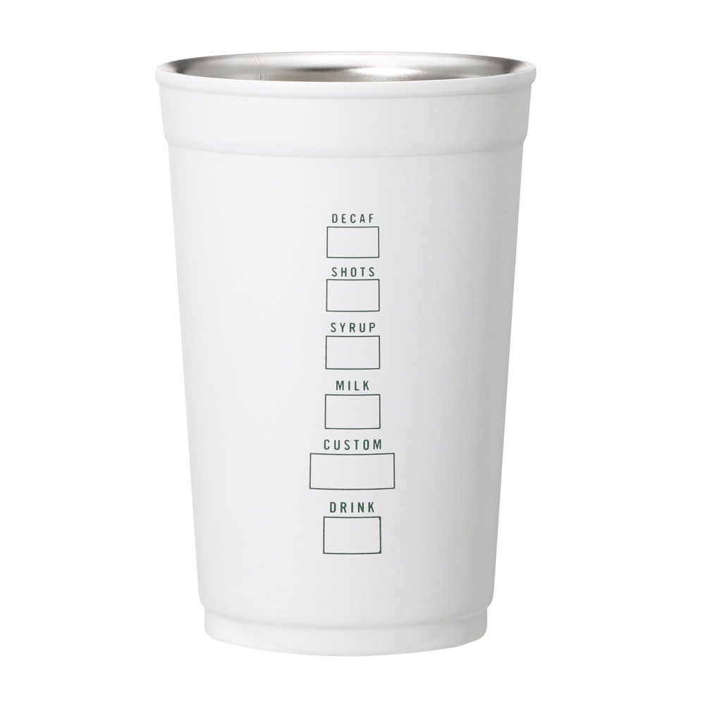 🎀【預訂】Starbucks Japan Cheers To Summer 白色兩用不鏽鋼杯591ml