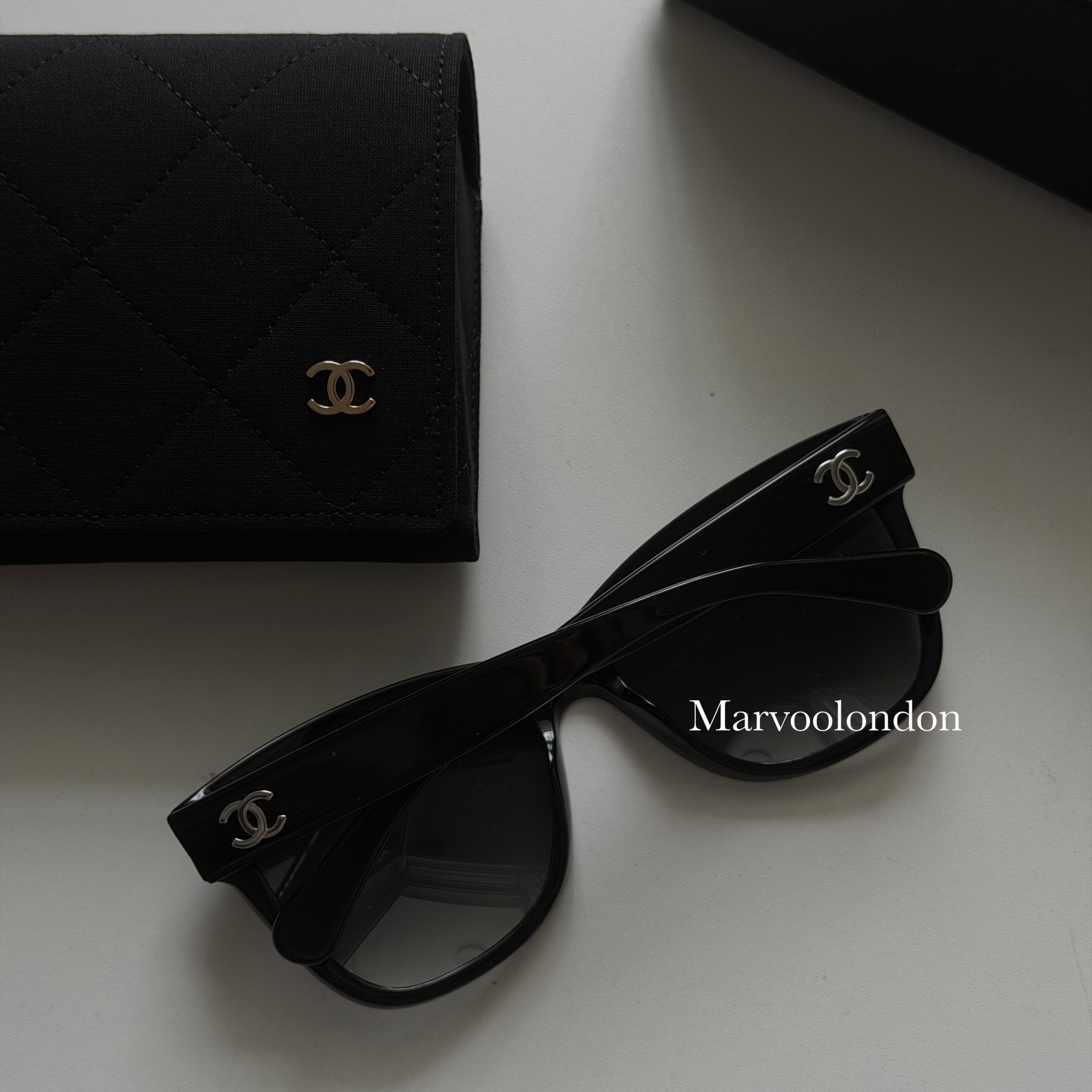 現貨❤️Chanel classic 款太陽眼鏡 簡單CC logo，低調不失大體😛 