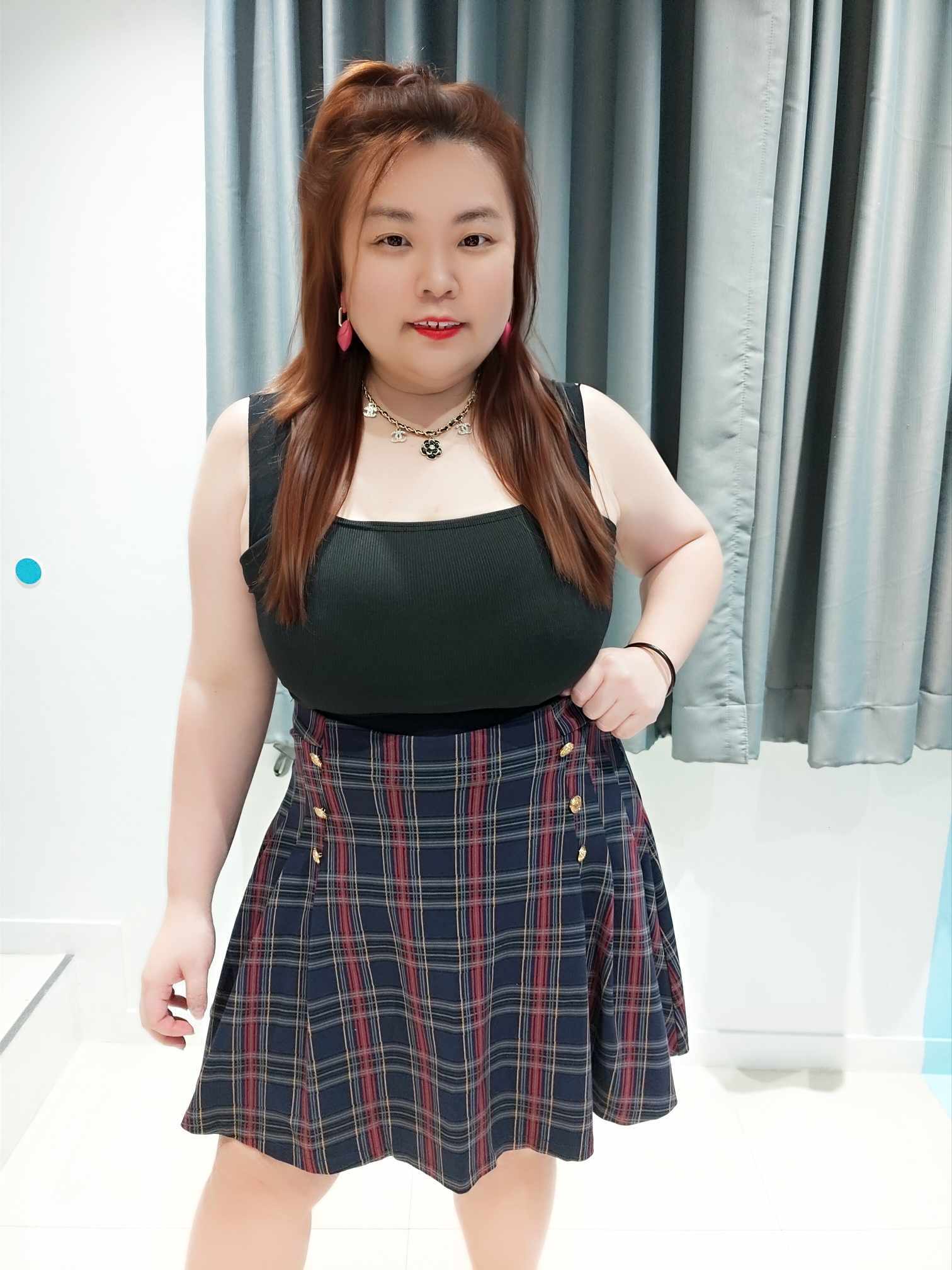 ENF06 06-502611 学院风裤裙(腰围 30-40寸)