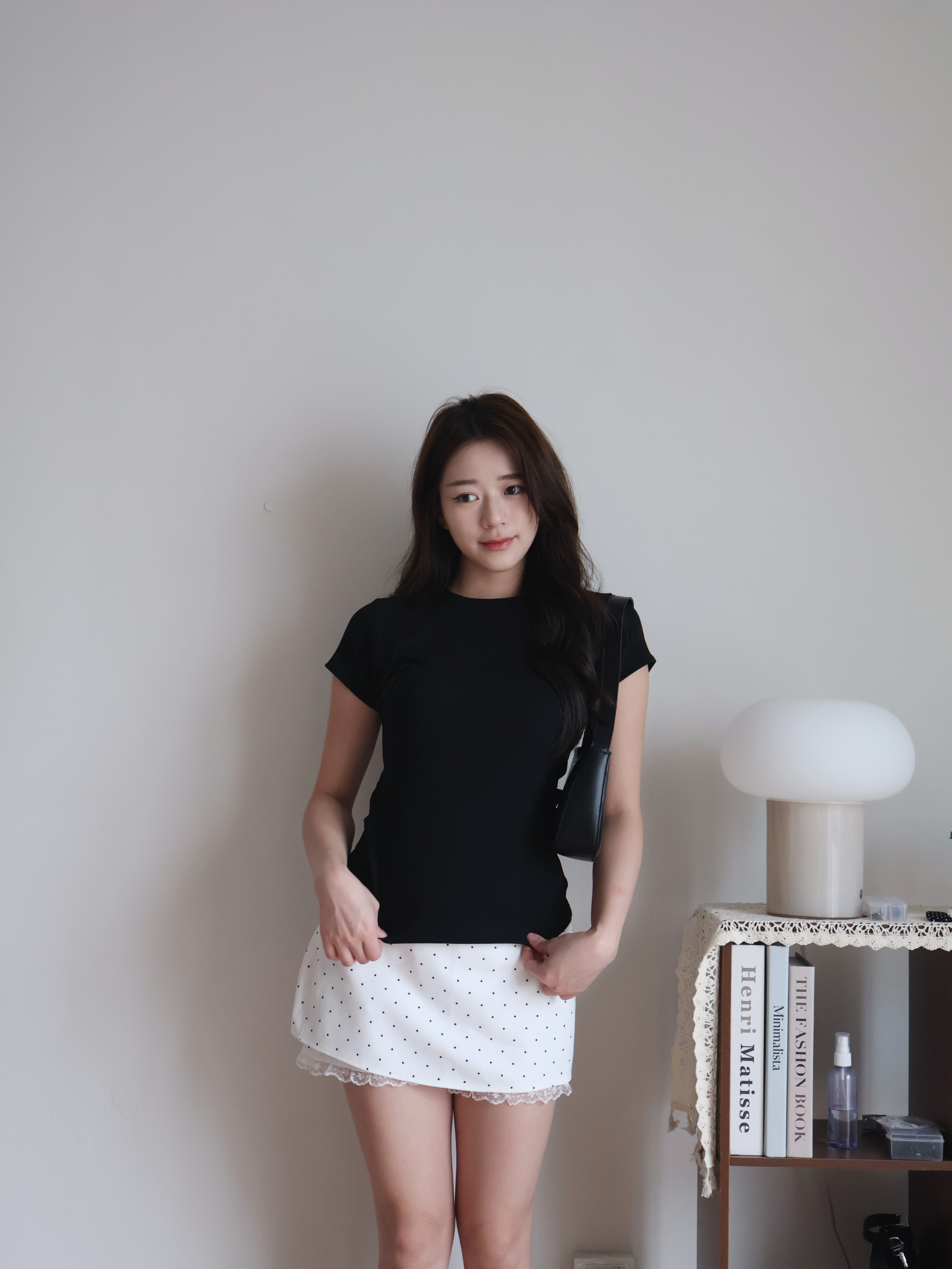 Hailey Cotton Tee | Black