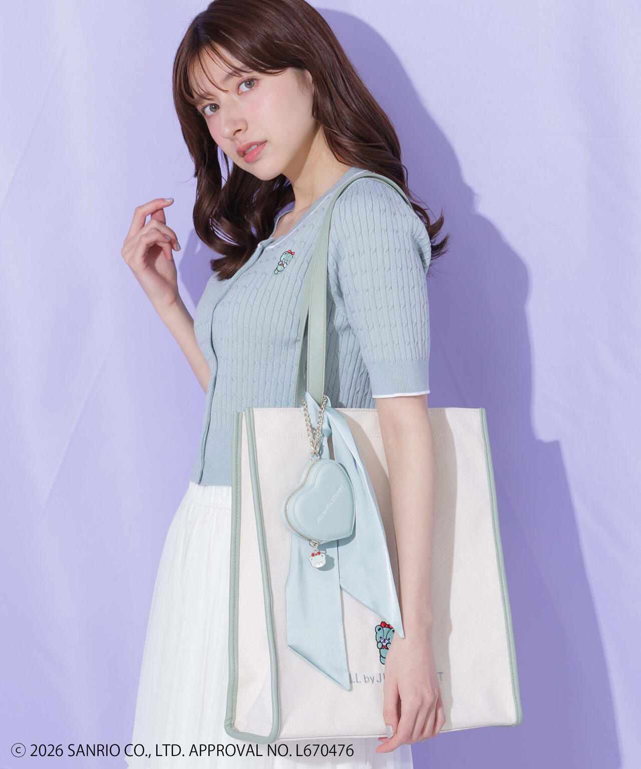 🎀【預訂】 JILL by JILL STUART Tiny Chum Collaboration Pouch Charm - Green