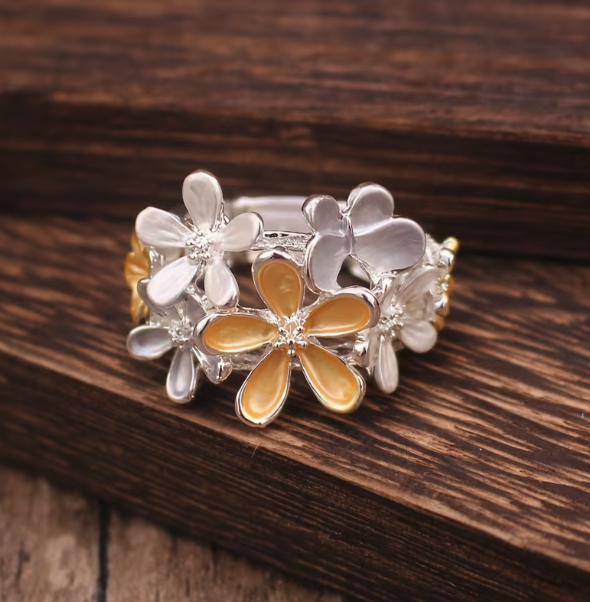 Floral Style Rings