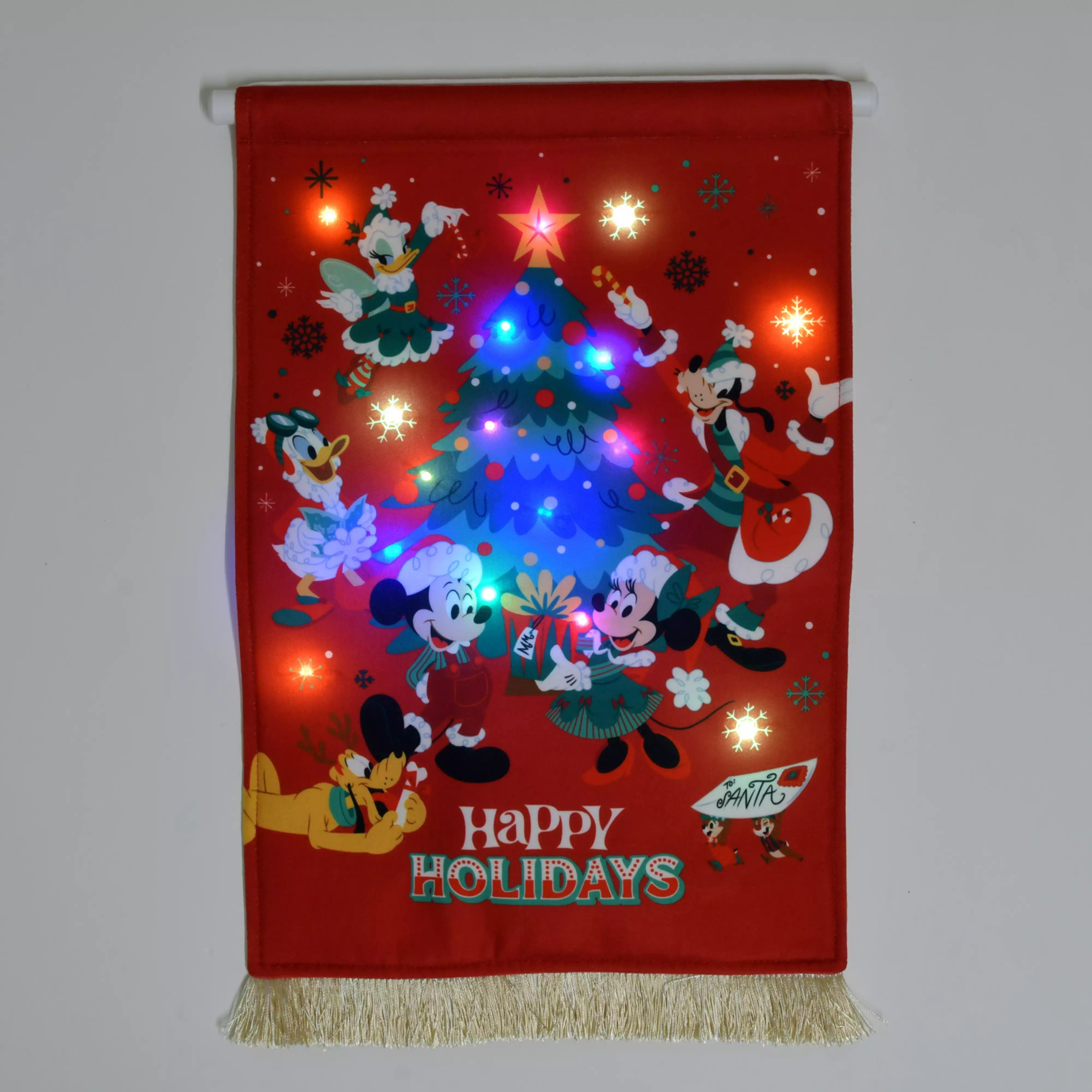 🌸 【預訂】Mickey & & Friends LED Tapestry - DISNEY CHRISTMAS 2026