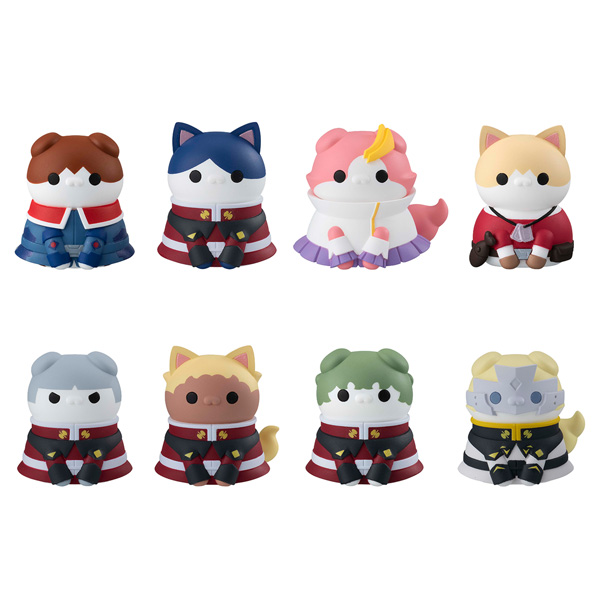 (預訂訂金 $100) (總價 $371) MegaHouse MEGA CAT PROJECT 機動戰士高達 機動戰士喵彈SEED 偽貓咪 (1套8款) (行版) Mobile Suit Gundam Seed Mobile Suit Nyandam SEED 