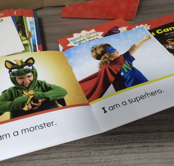 Scholastic Nonfiction Sight Word Readers ABCD 學樂小讀者 入門關鍵詞 高頻詞 基礎詞｜4 boxes 100 books｜點讀版