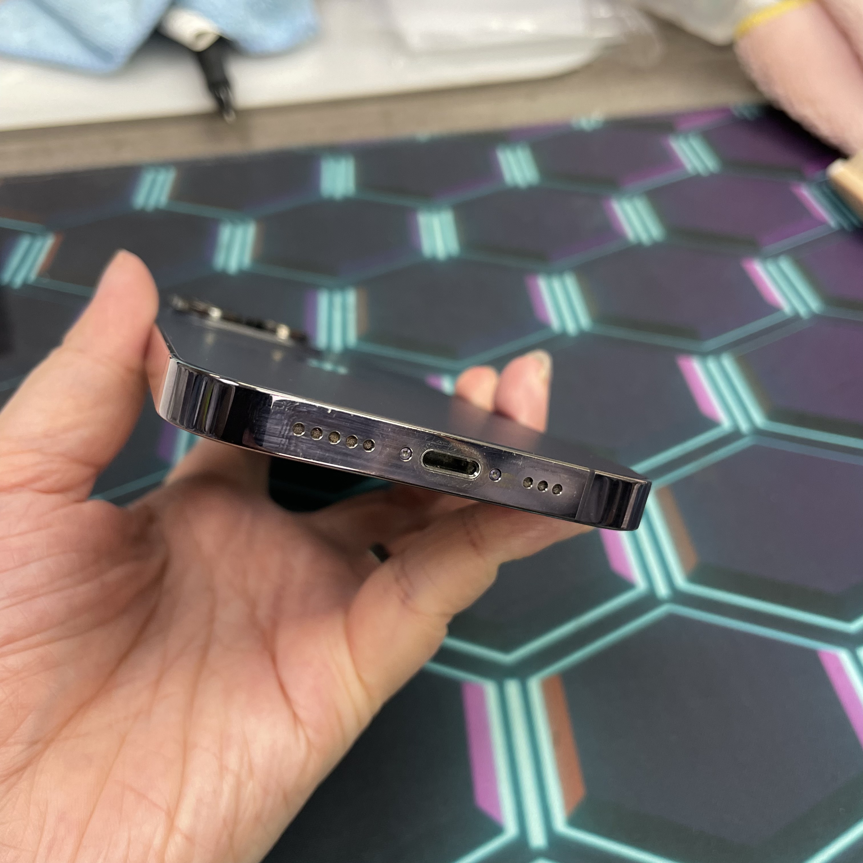 *7985 14 pro 勁靚機 256GB 電100 紫色 purple