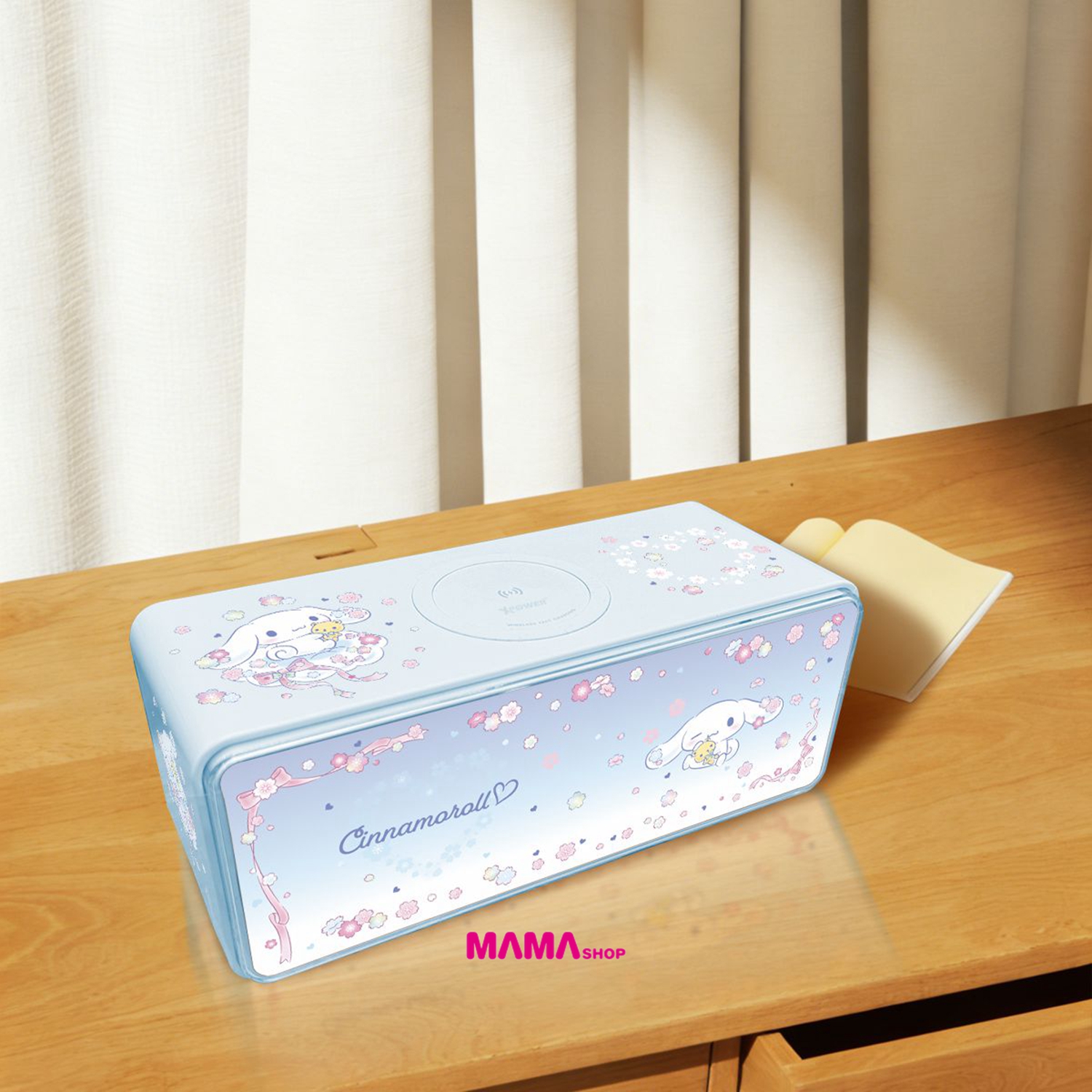 Rhythm F05 玉桂狗無線充電+無線藍牙喇叭小夜燈