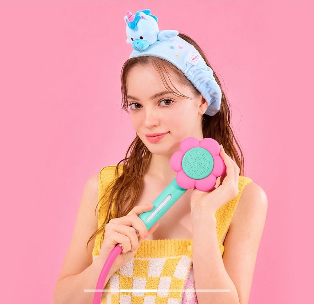 Wiggle Wiggle Blooming 花灑頭+喉管連濾芯套裝