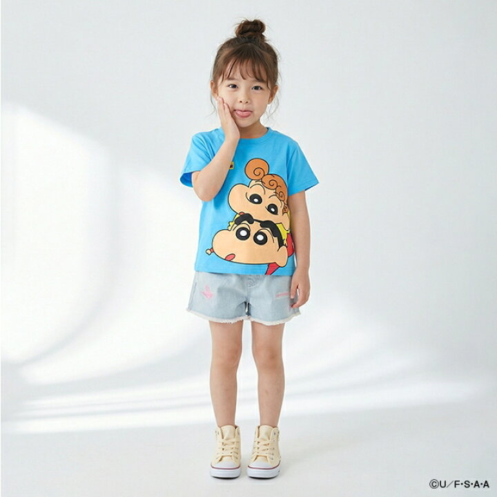 🇯🇵預訂 日本直送🇯🇵Babydoll x蠟筆小新系列兩色人物大印花短袖T恤