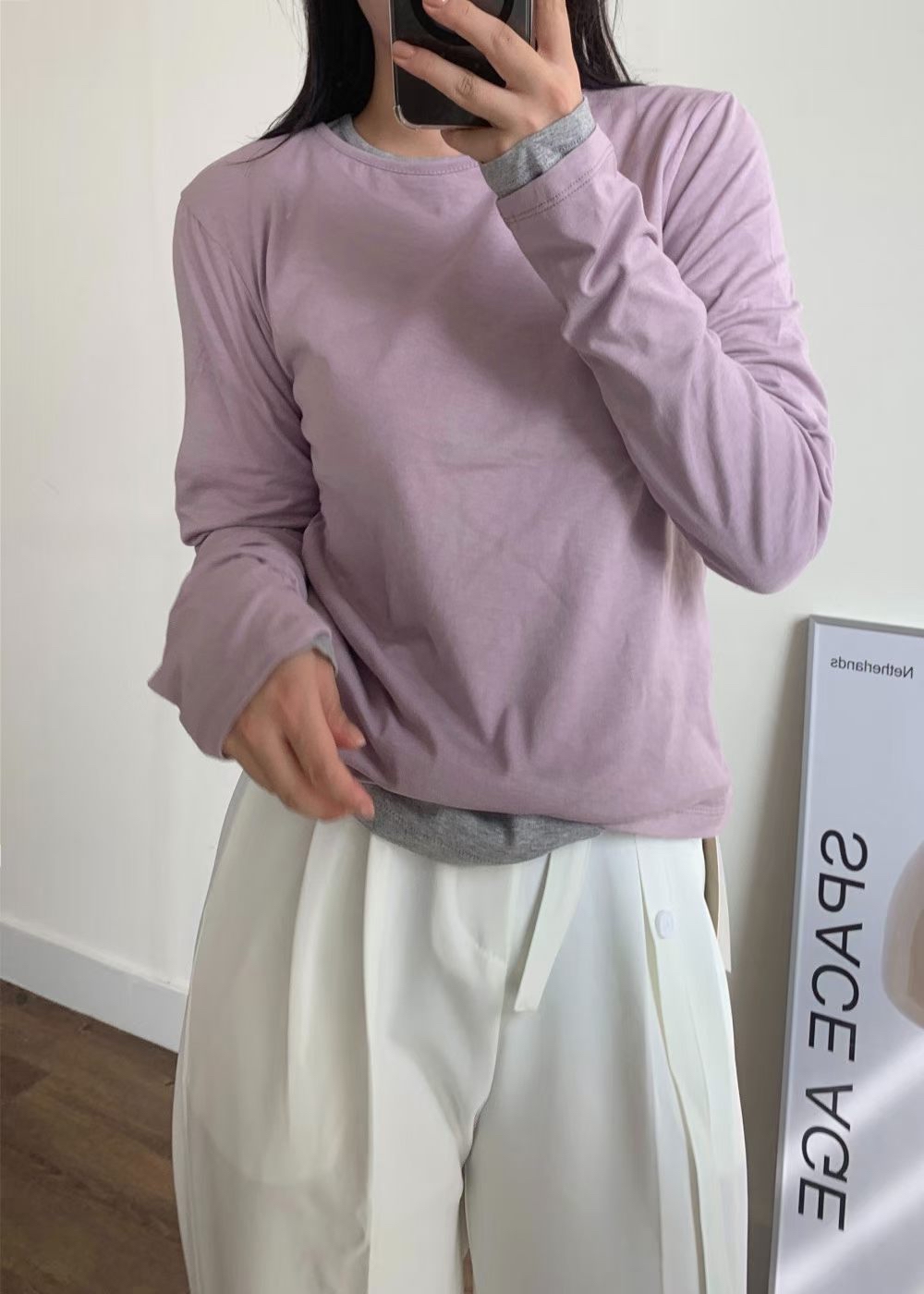 221645 6色長袖Tee