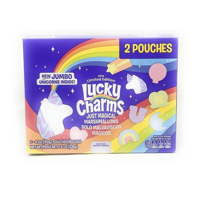 美國直送 Lucky Charms Just Magical Marshmallows with Jumbo Unicorns 1 set 2包