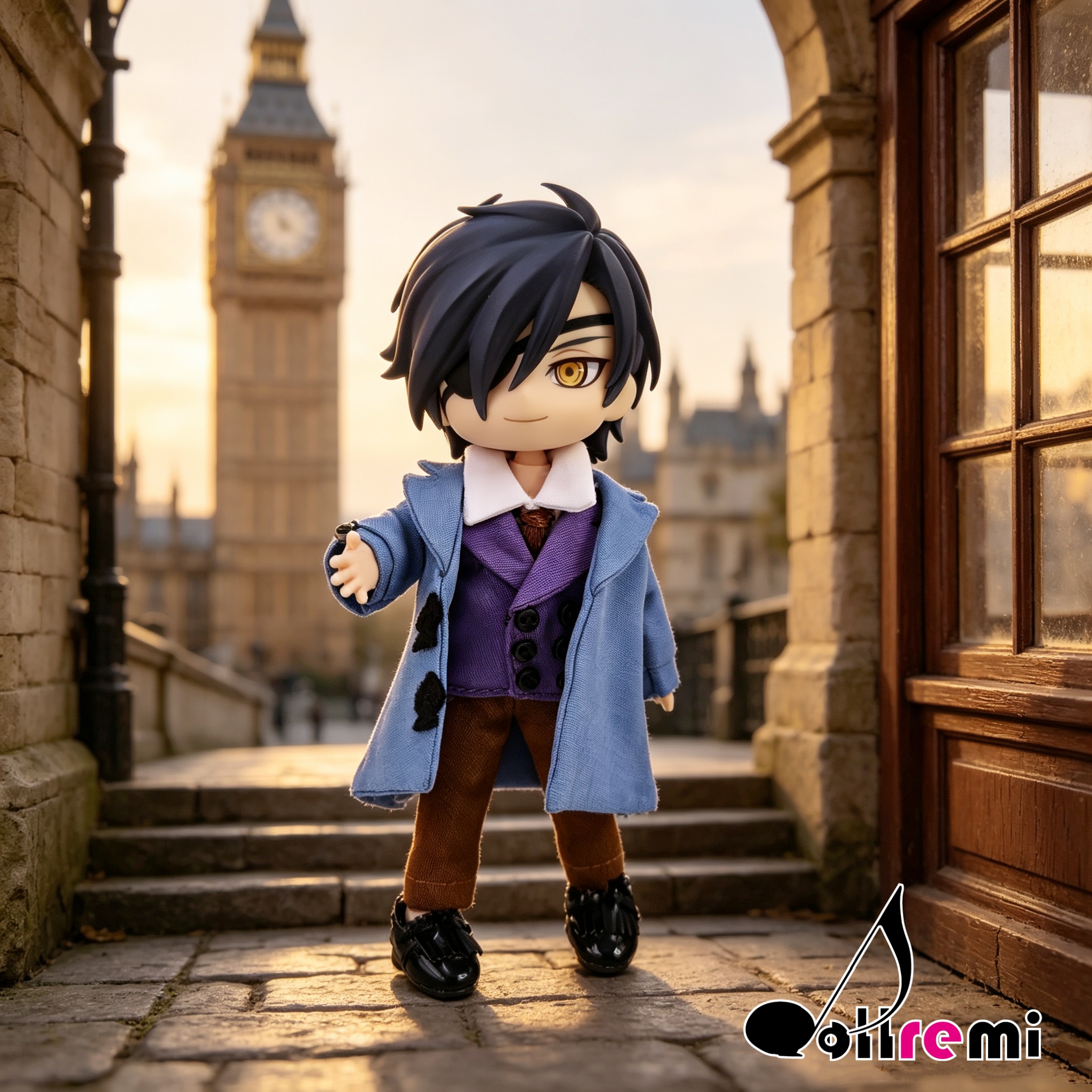 【dollremi】(OB0521) COS 黑塔利亚 World☆Stars 阿尔弗雷德·F·琼斯 Alfred F. Jones 黑桃国扑克牌设定 Spade Country Poker Setting