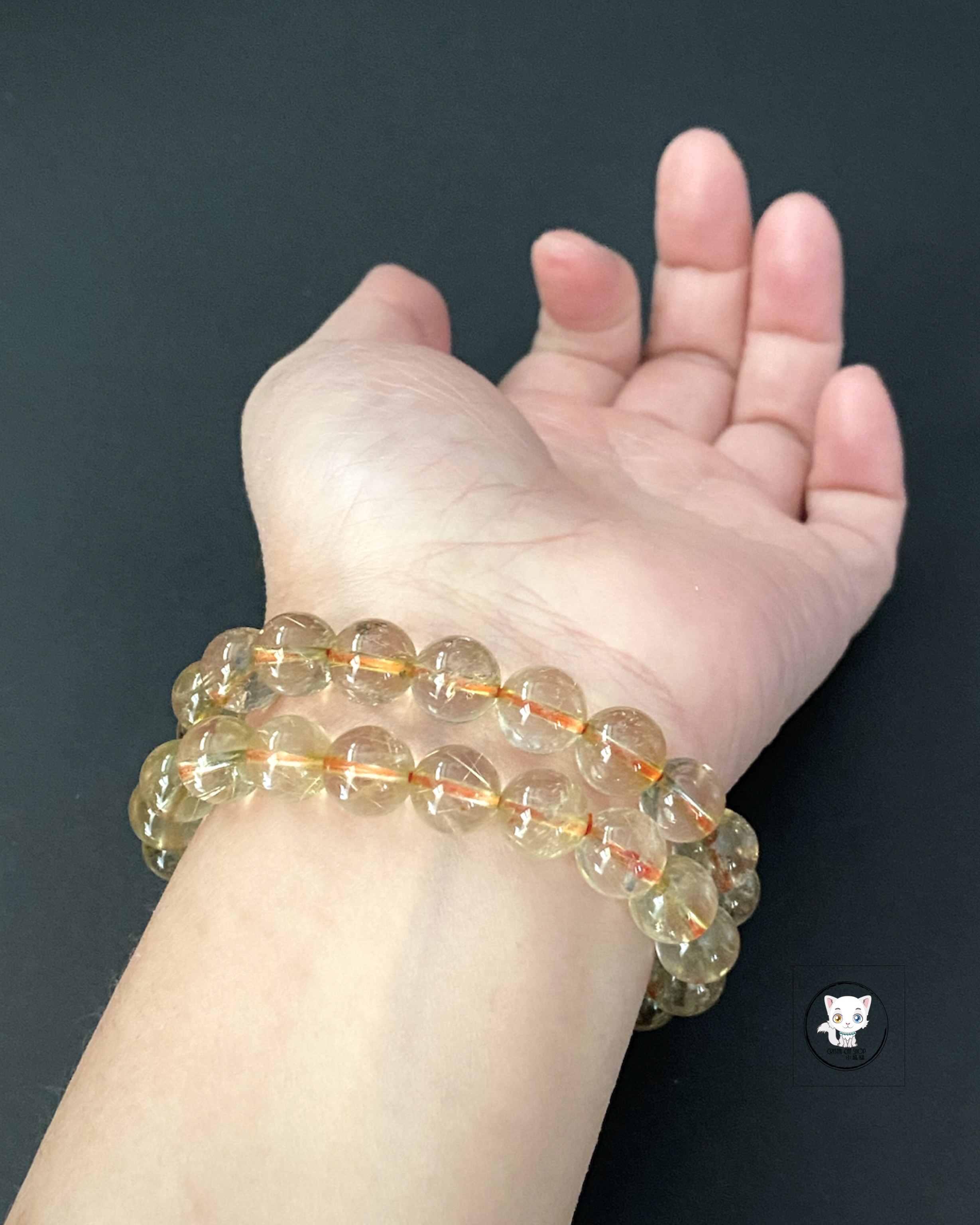 天然金髮晶手鏈 9.6mm