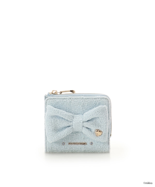 🎀【預訂】Lil ala mode×SAMANTHAVEGA 摺疊銀包 - Latte