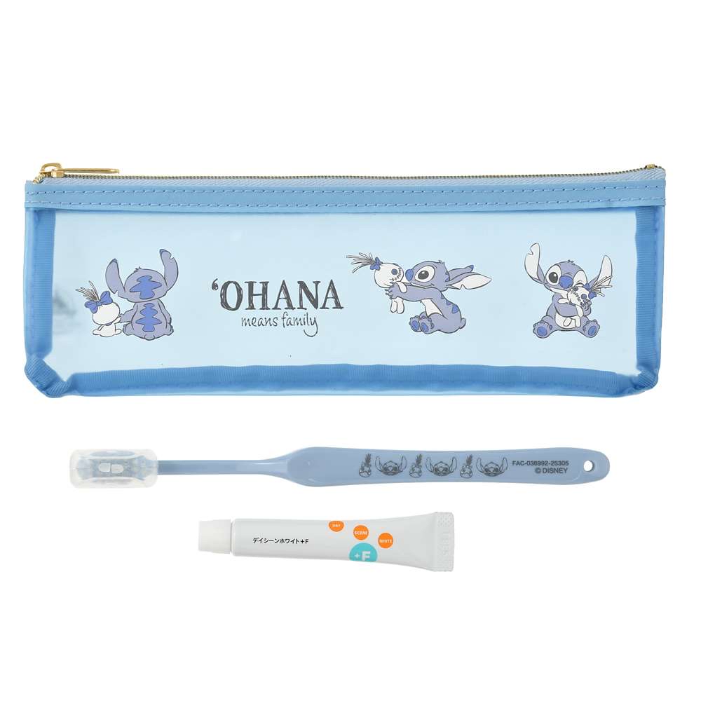 ✈️日本直送🇯🇵預訂🛍日本迪士尼DISNEY Health＆Beauty Tool - 牙刷套裝（含收納袋） （ Marie / Stitch & Scrump )