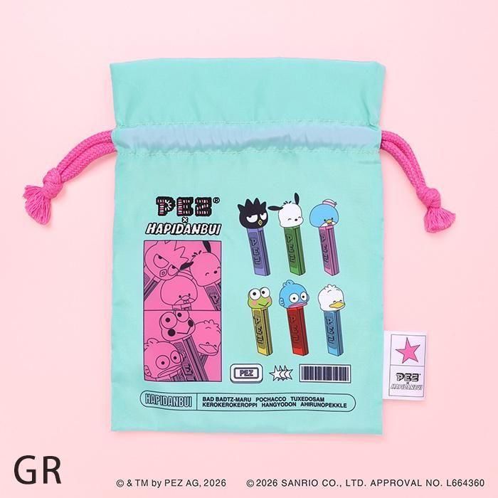 日本預訂📍日本PEZ×HAPIDANBUI得意系列 - 索繩袋