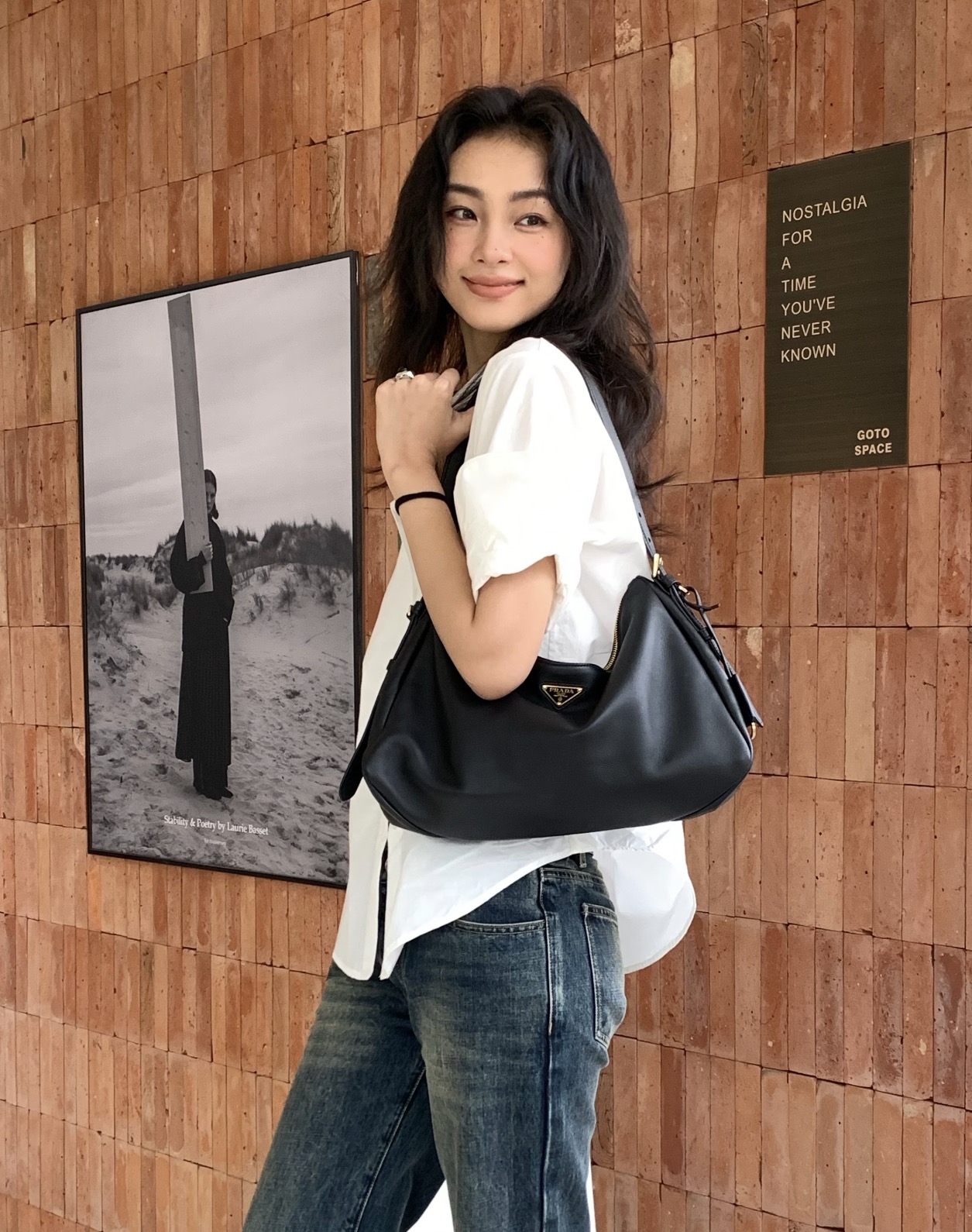 訂貨 ✈️ Prada 新款 Aimee Medium 全皮手袋 Size 18x31x10cm