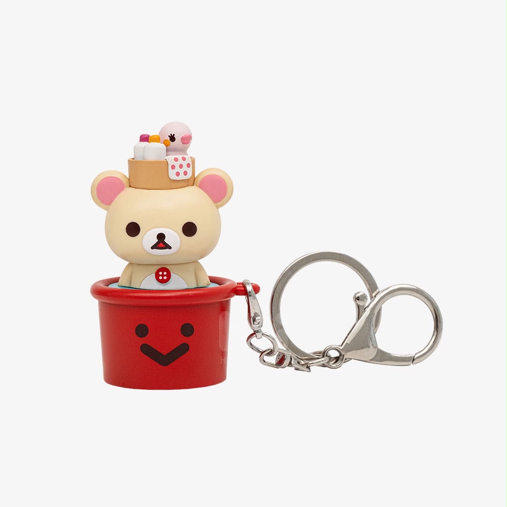《預訂貨品》全新韓國限定 Rilakkuma 澡堂系列匙扣