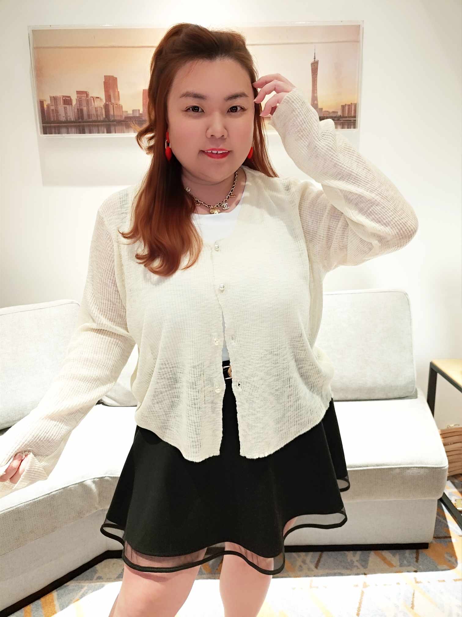 YCG02 315 轻薄针织面料外套