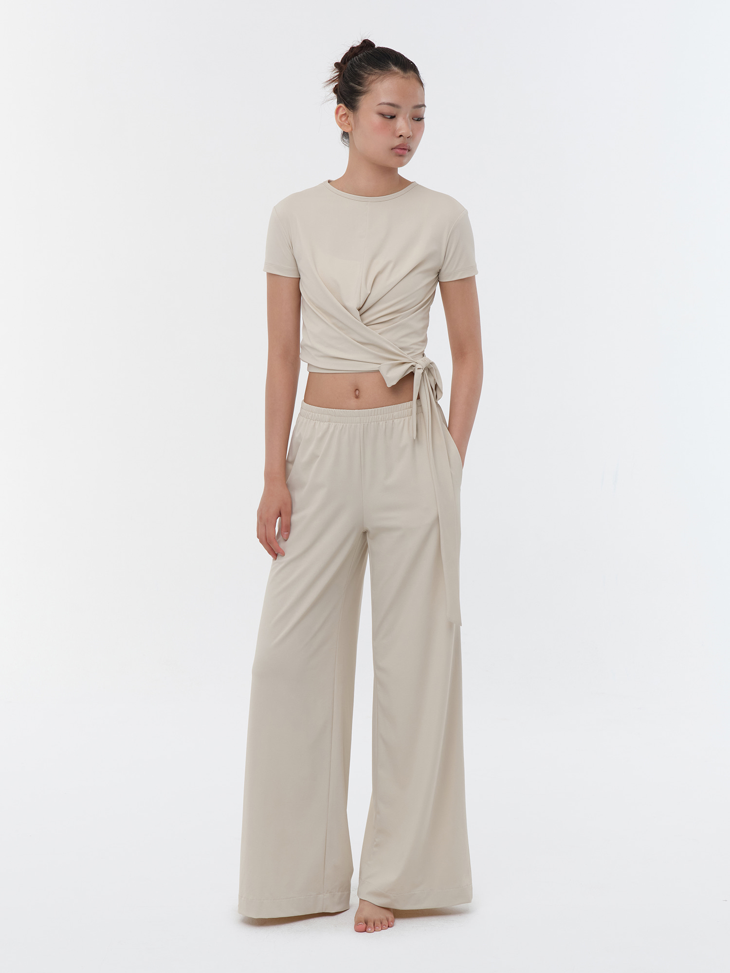 預購_Cooling Banding Wide Pants  by Conch