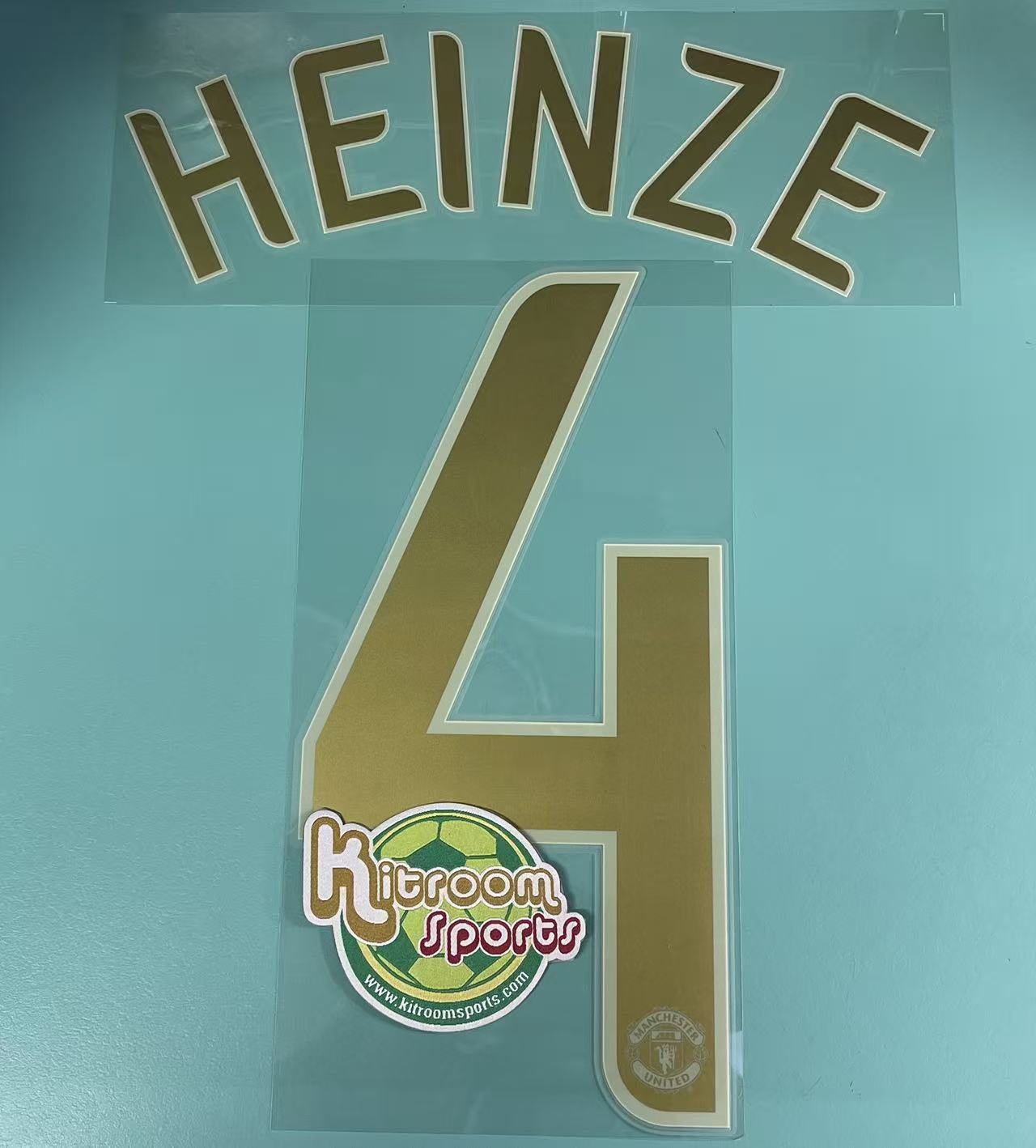 2006-07 Manchester United Home UCL Nameset #4 HEINEZ