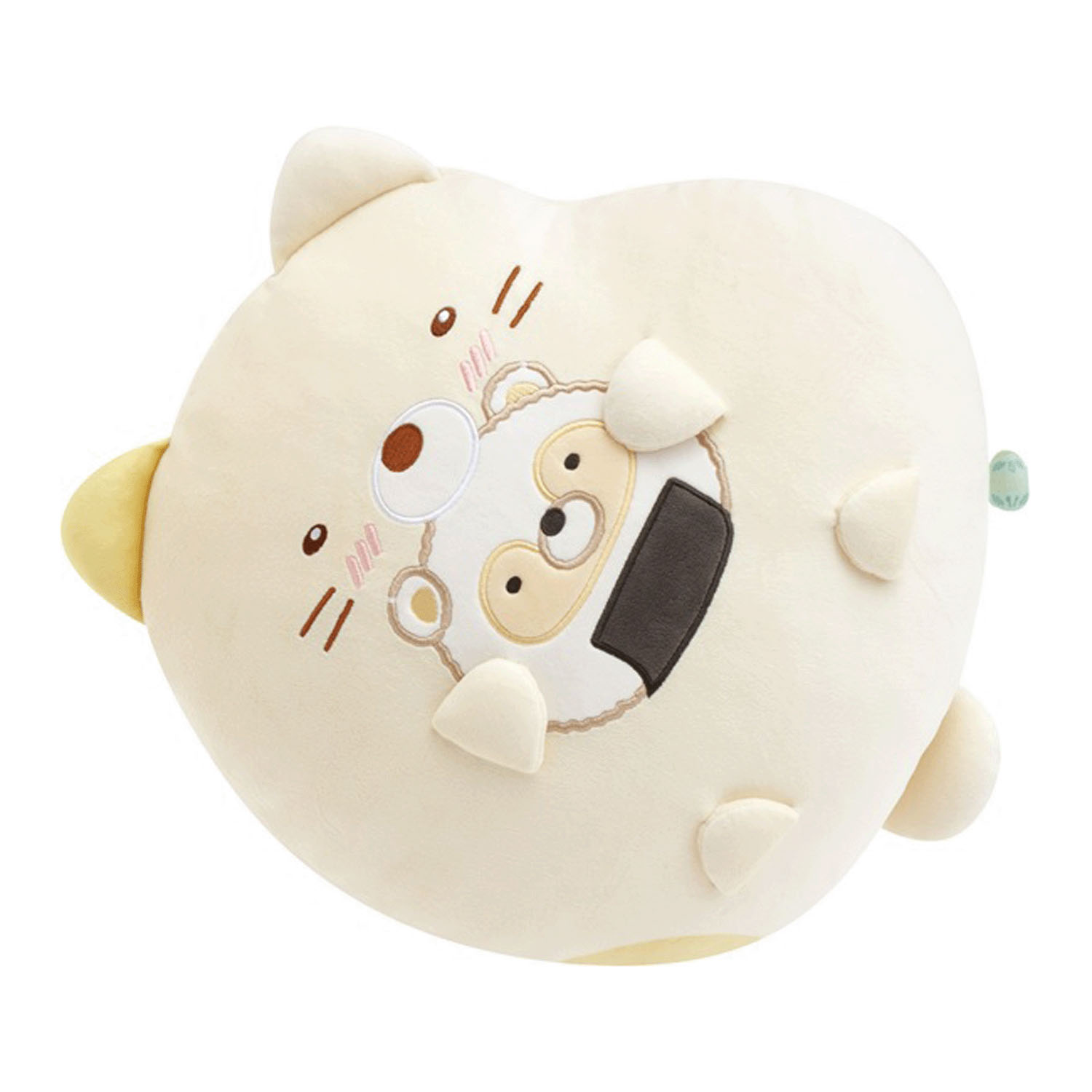 角落生物 - 狸貓餐廳系列抱枕 (小貓抱狸貓款)