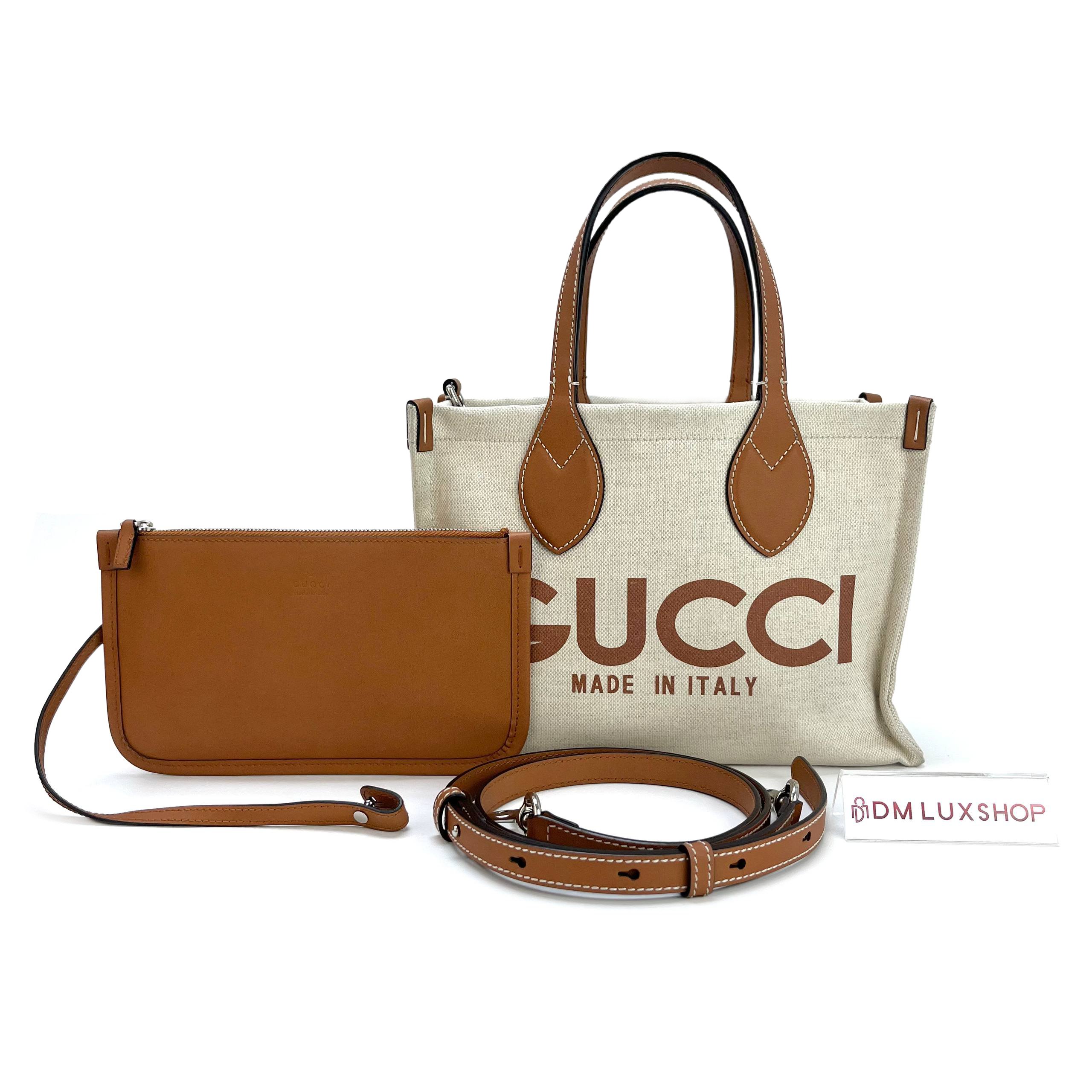Gucci Brown Mini Tote Bag SHW