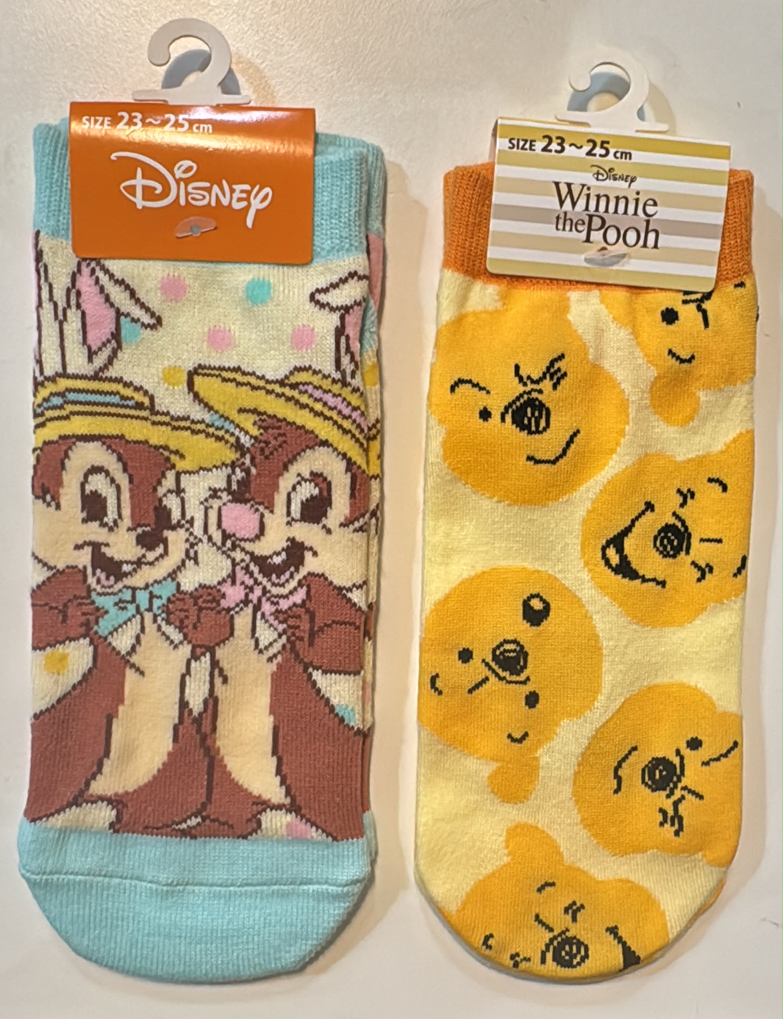 Disney 大人襪子 (Pooh / Chip&Dale)