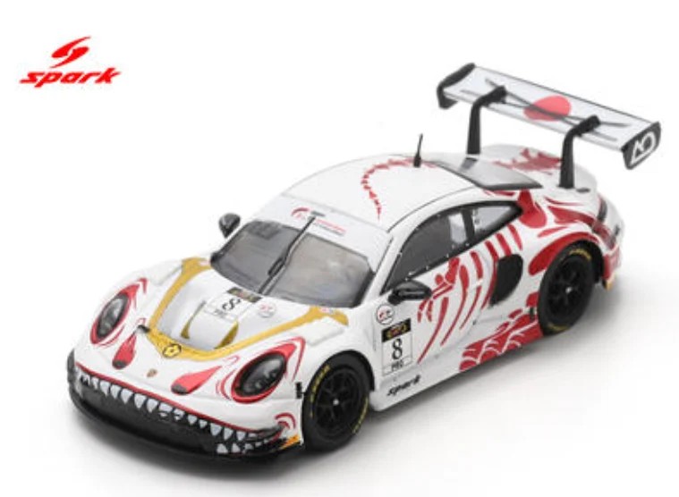預訂 Pre-Order Spark 1/64 Porsche GT3 R No.8 日本武士恐龍 AO Racing Winner Suzuka 1000km 2026 L. Heinrich - A. Picariello - J. Andlauer ｜預訂價: HK$220