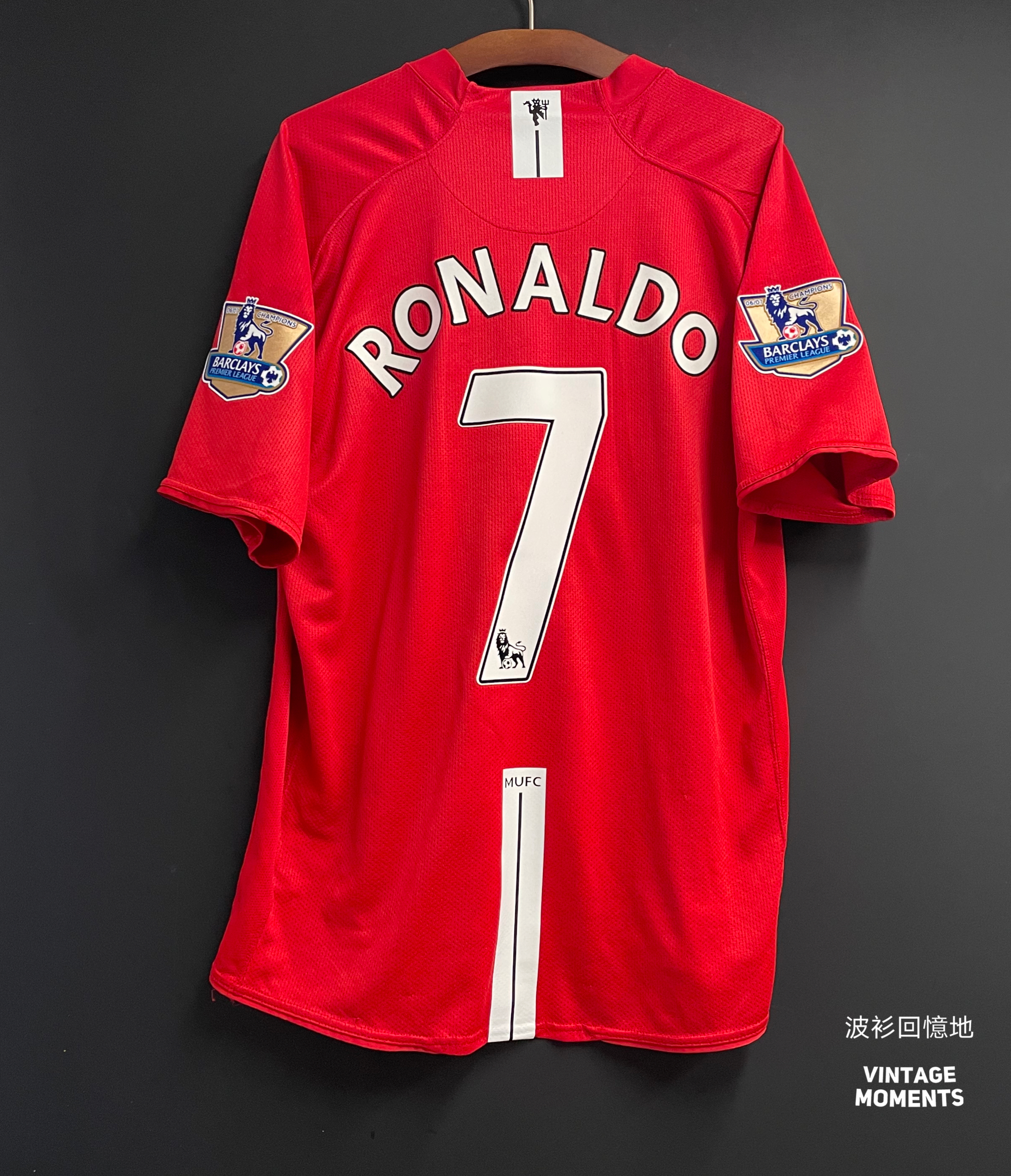 曼聯07/08主場 C朗拿度 MANCHESTER UNITED HOME SHIRT RONALDO
