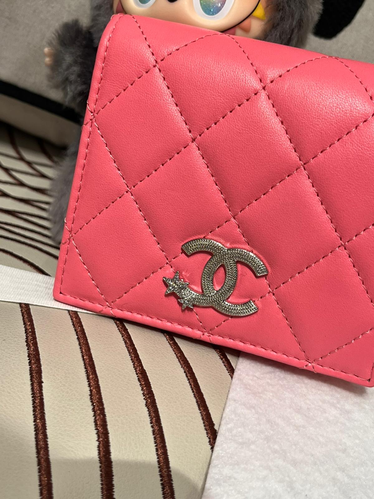 未使用品 Chanel Matlasse Small Wallet Bi Fold Wallet Leather AP3726 Star Wallet 100%Authentic,Unused 未使用品 ✅專門店收據✅晶片貼✅塵袋✅盒