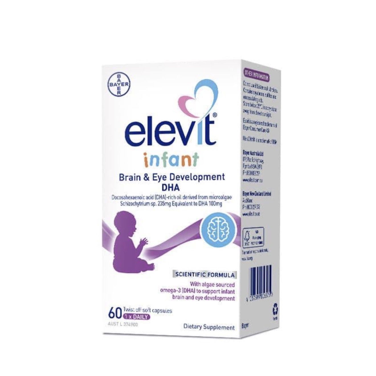 愛樂維 ELEVIT 嬰兒DHA 60粒