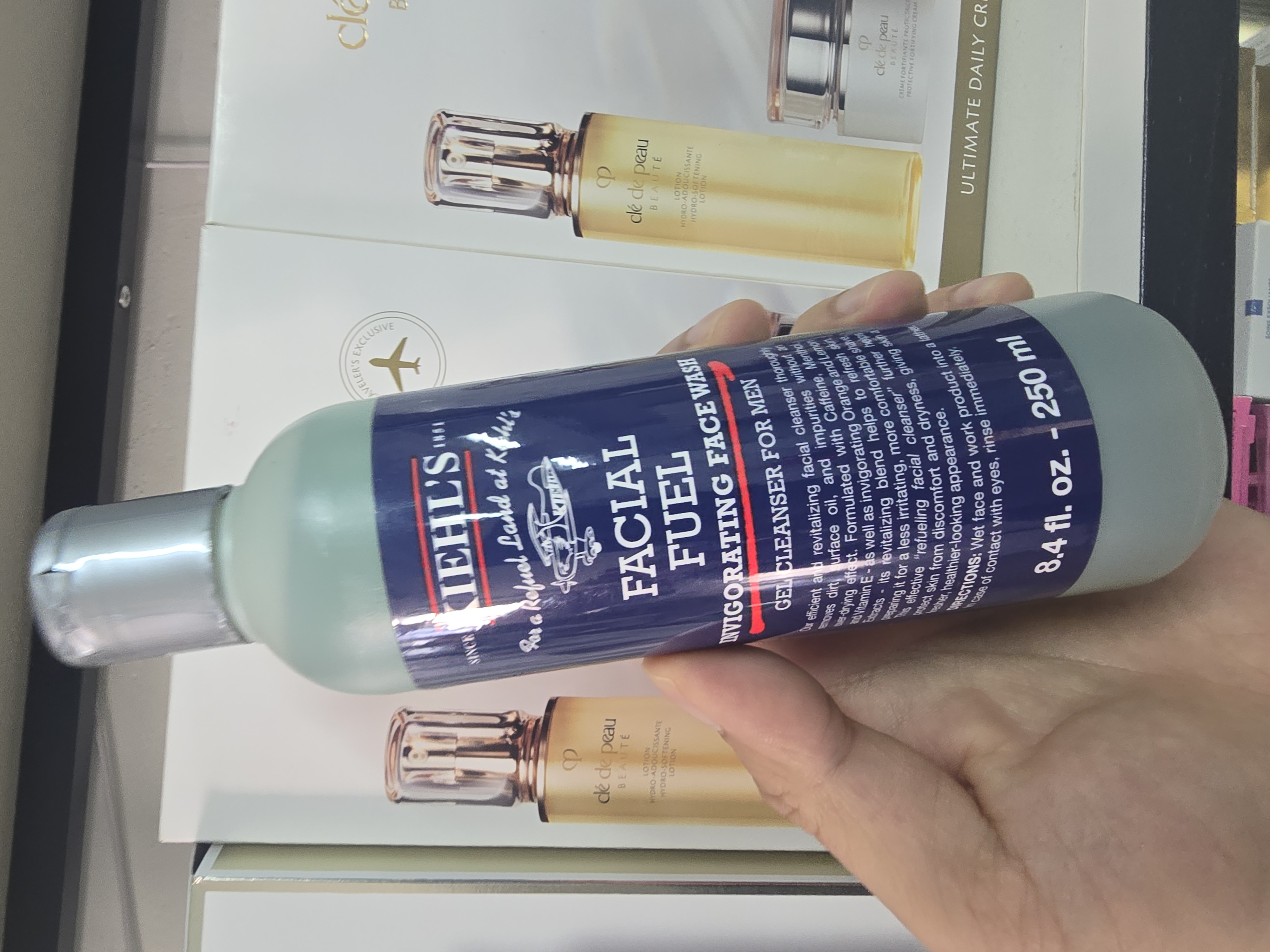 清貨價 kiehls男士潔面啫喱 250ml