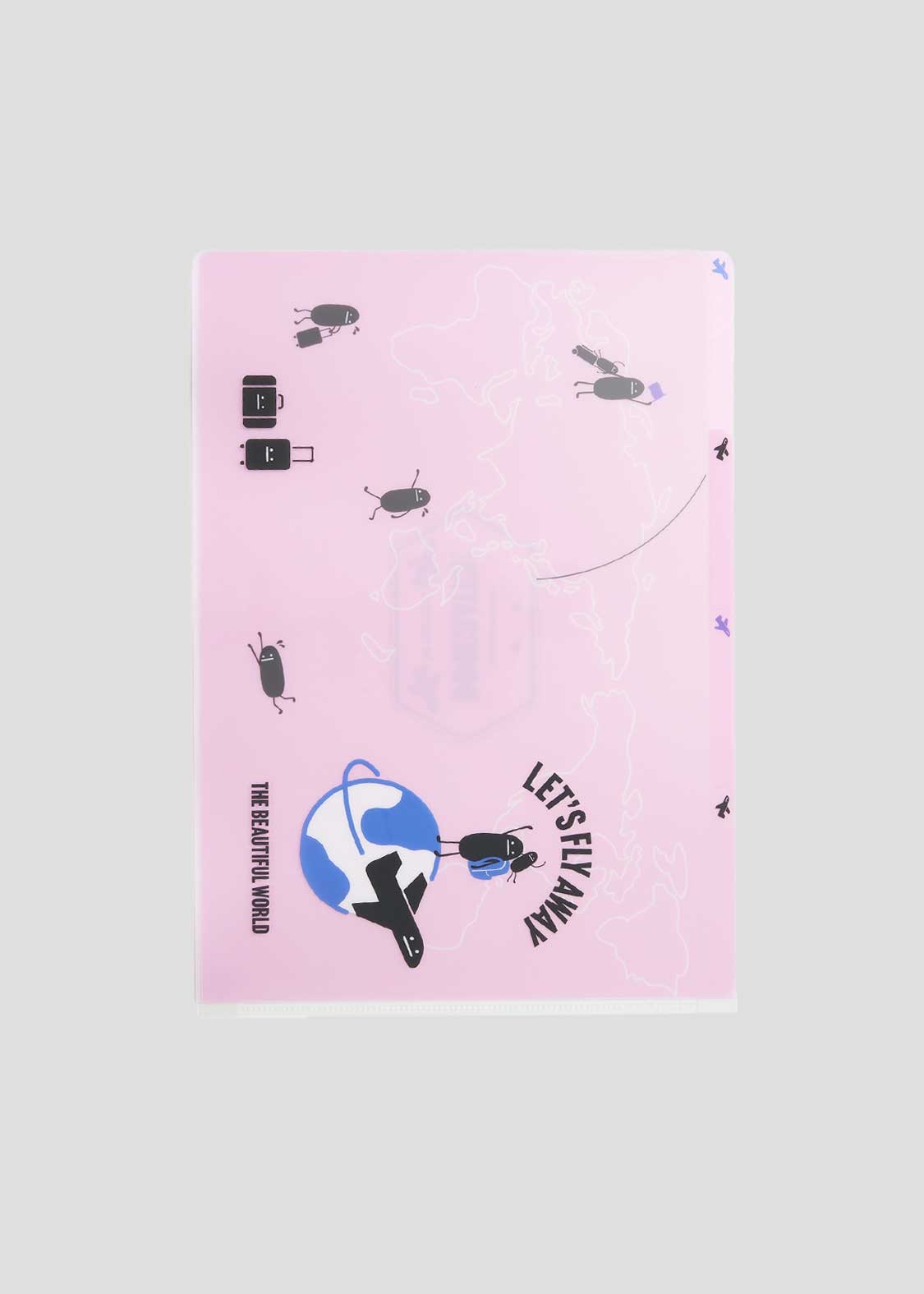 📦訂購 日本限定 graniph Beautiful Shadow A4 File 三層袋透明文件夾